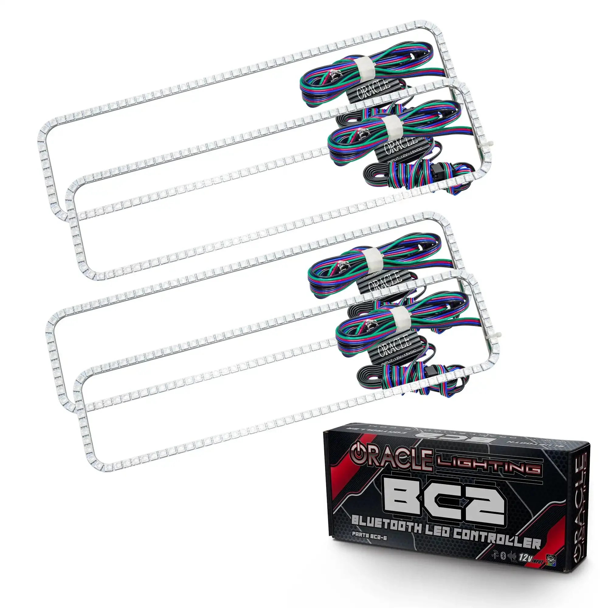 ORACLE Lighting 1992-1994 Chevrolet Blazer LED Dual Headlight Halo Kit - Image 9