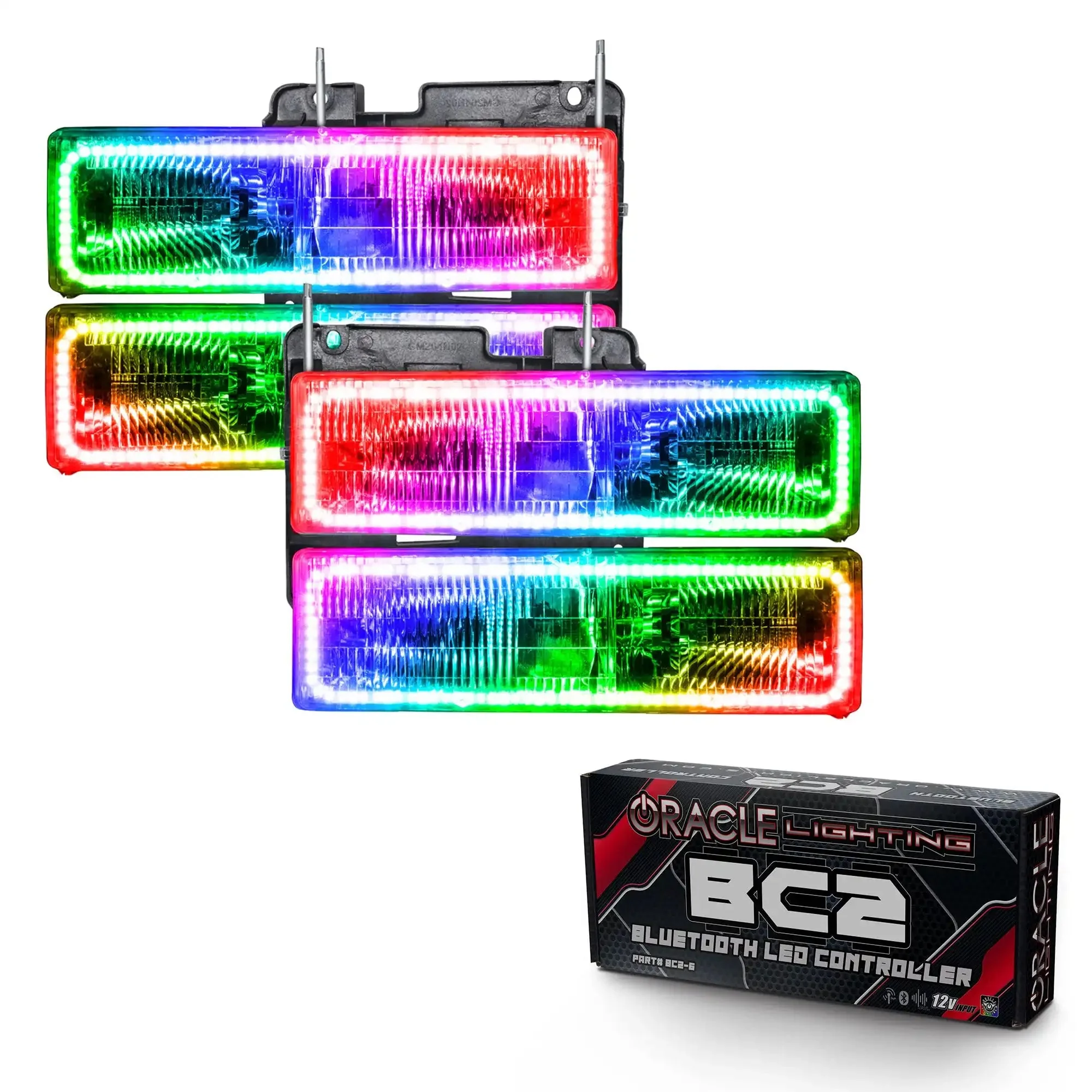 ORACLE Lighting 1992-1999 Chevrolet Suburban Pre-Assembled Halo Headlights - Image 10