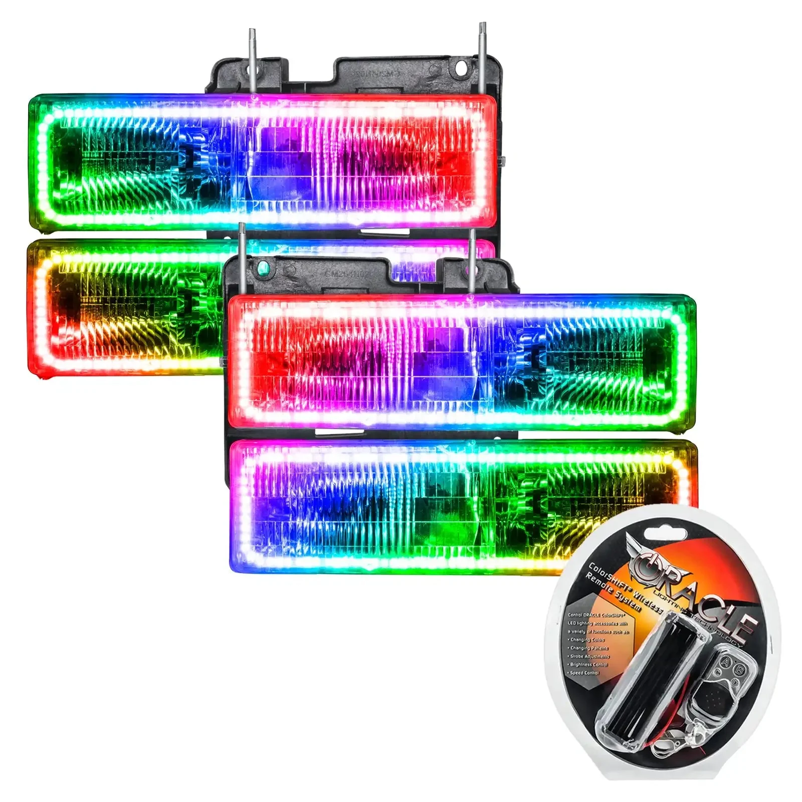 ORACLE Lighting 1992-1999 Chevrolet Suburban Pre-Assembled Halo Headlights - Image 9