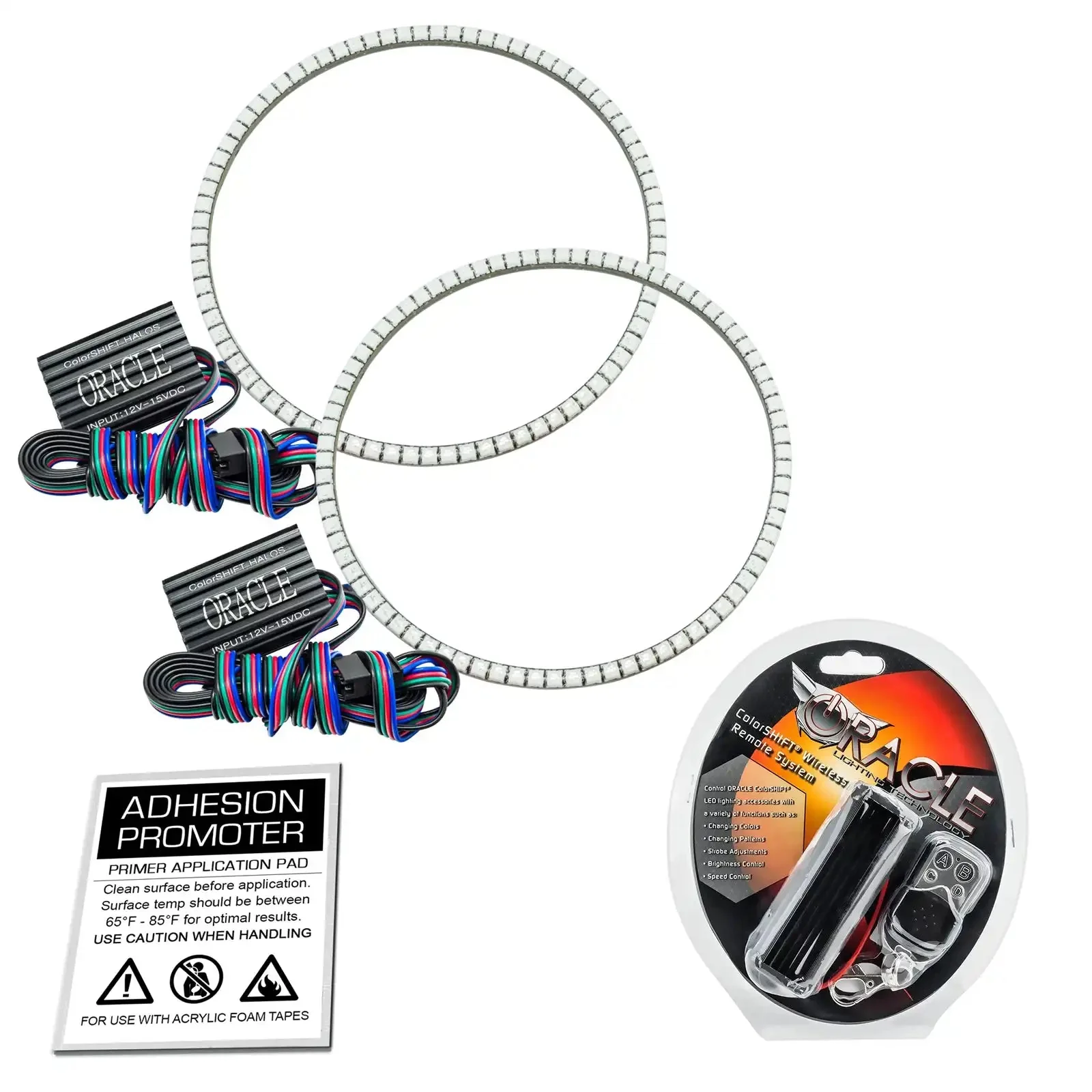 1997-2006 Jeep Wrangler TJ ORACLE LED Headlight Halo Kit- Waterproof Surface Mount - Image 5