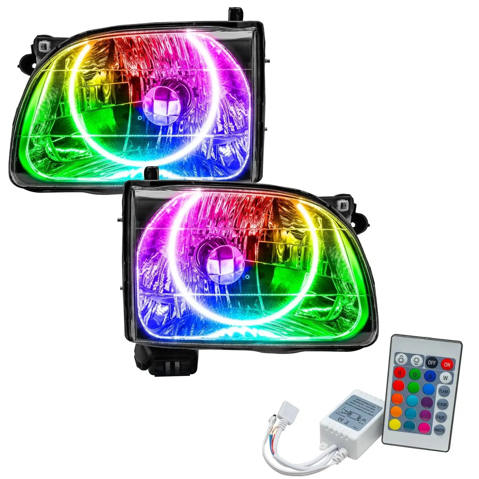 ORACLE Lighting 2001-2004 Toyota Tacoma Pre-Assembled Halo Headlights - Image 9