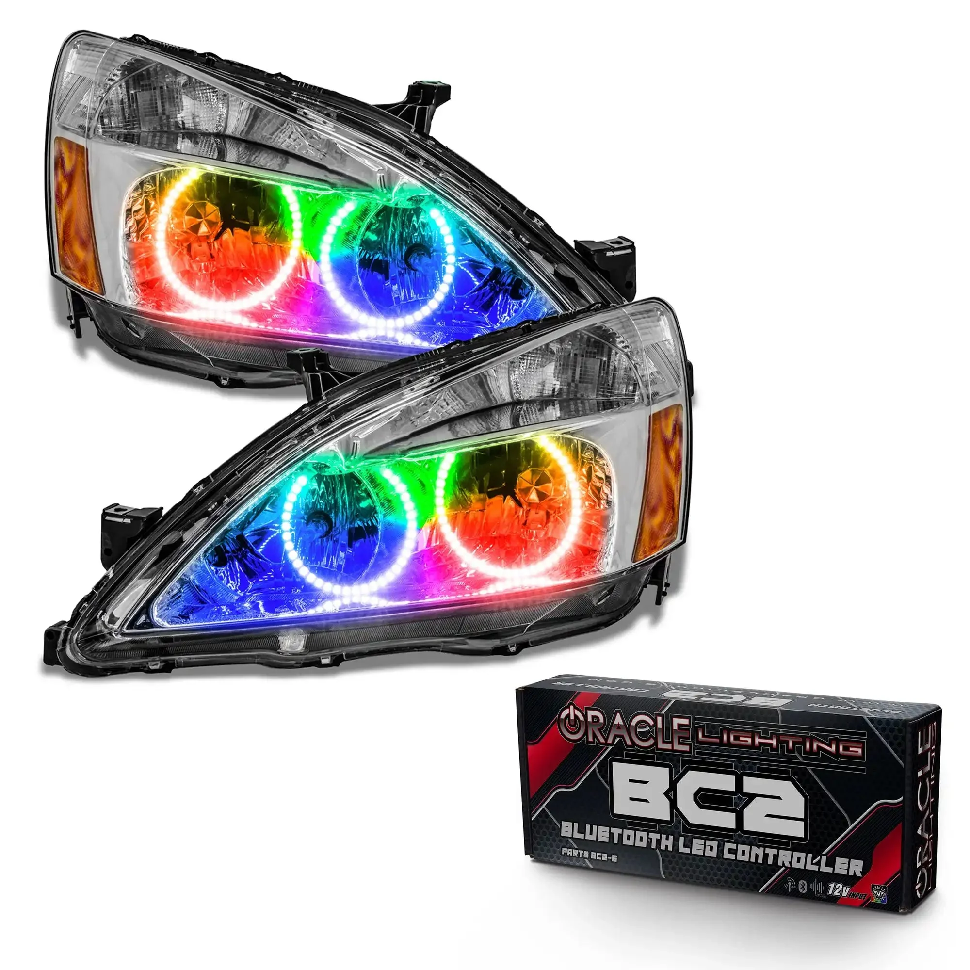 ORACLE Lighting 2003-2007 Honda Accord Coupe/Sedan Pre-Assembled Halo Headlights - Image 10