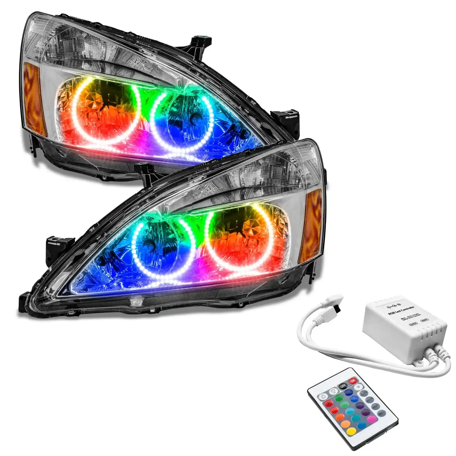 ORACLE Lighting 2003-2007 Honda Accord Coupe/Sedan Pre-Assembled Halo Headlights - Image 7