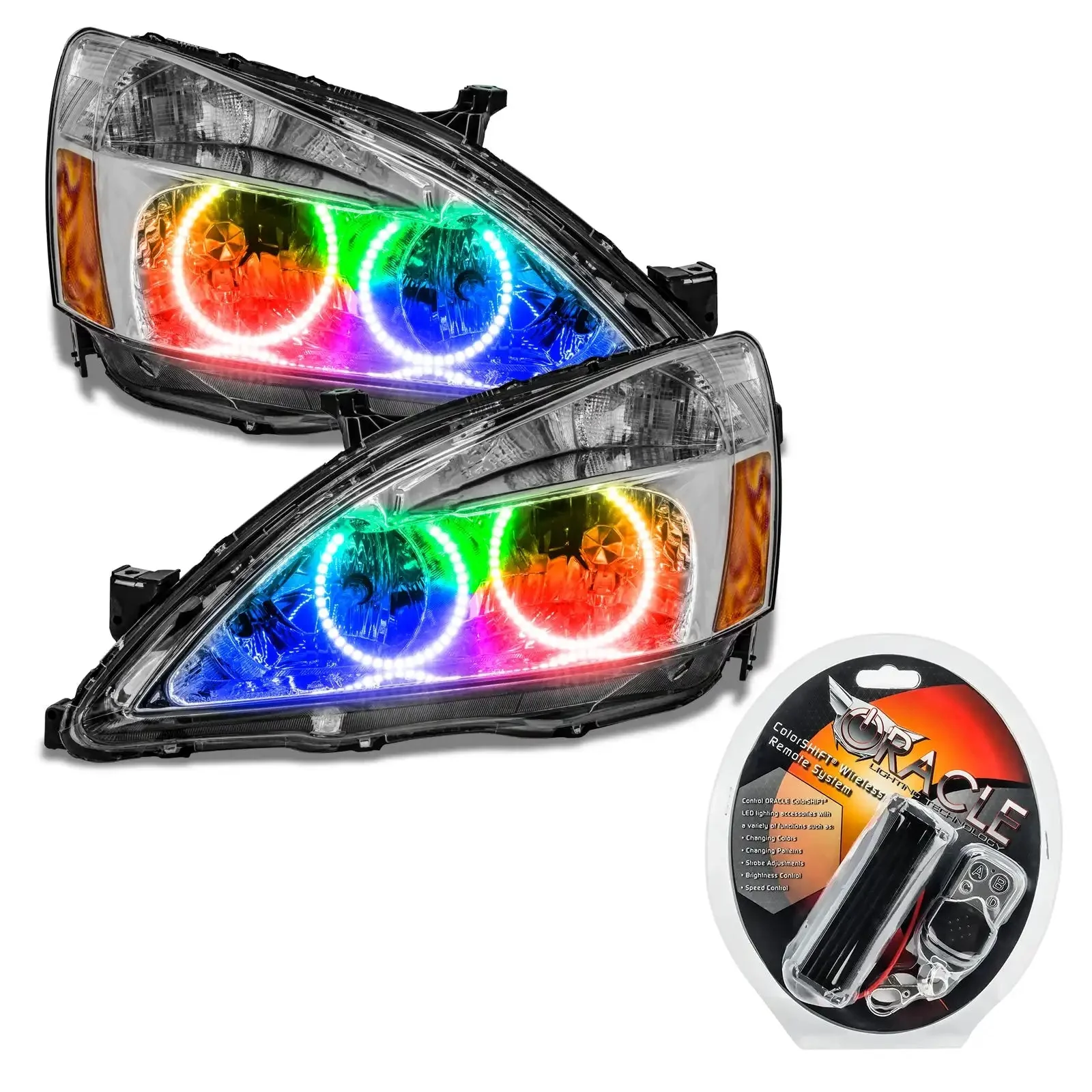 ORACLE Lighting 2003-2007 Honda Accord Coupe/Sedan Pre-Assembled Halo Headlights - Image 8