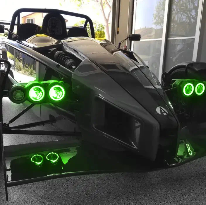 ORACLE Lighting 2003-2018 Ariel Atom LED Dual Surface Mount Headlight Halo Kit - Image 5