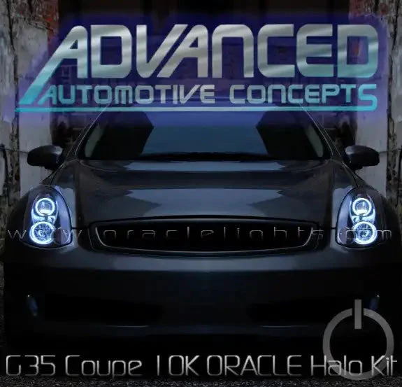 ORACLE Lighting 2006-2007 Infiniti G35 Coupe LED Headlight Halo Kit - Image 2