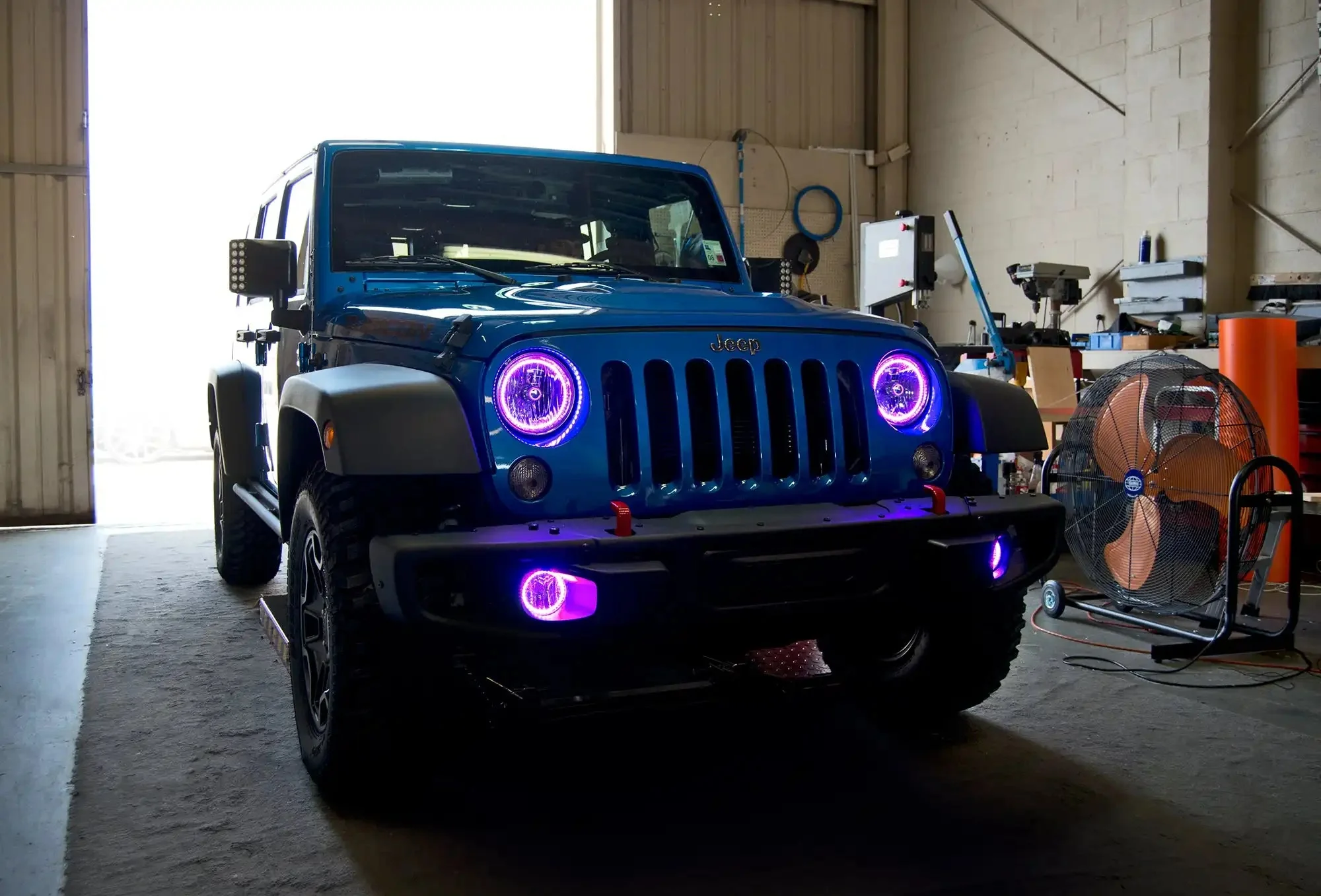 ORACLE Lighting 2007-2017 Jeep Wrangler JK LED Fog Light Halo Kit - Image 8