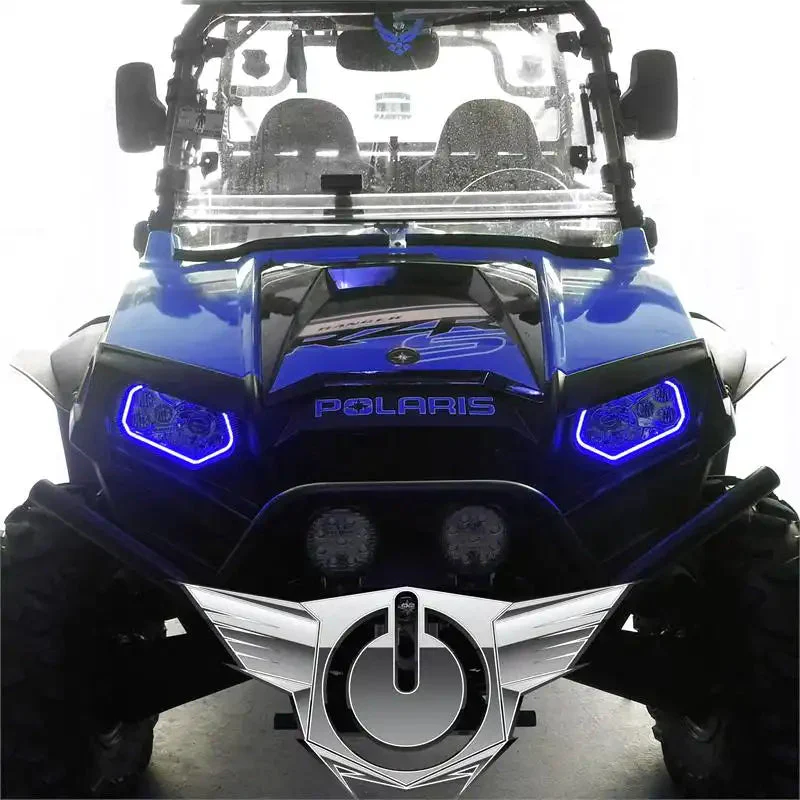 ORACLE Lighting 2009-2016 Polaris RZR LED Headlight Halo Kit - Image 6