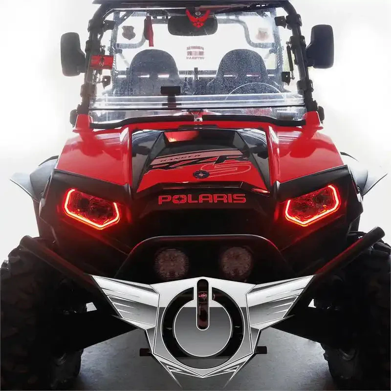 ORACLE Lighting 2009-2016 Polaris RZR LED Headlight Halo Kit - Image 8