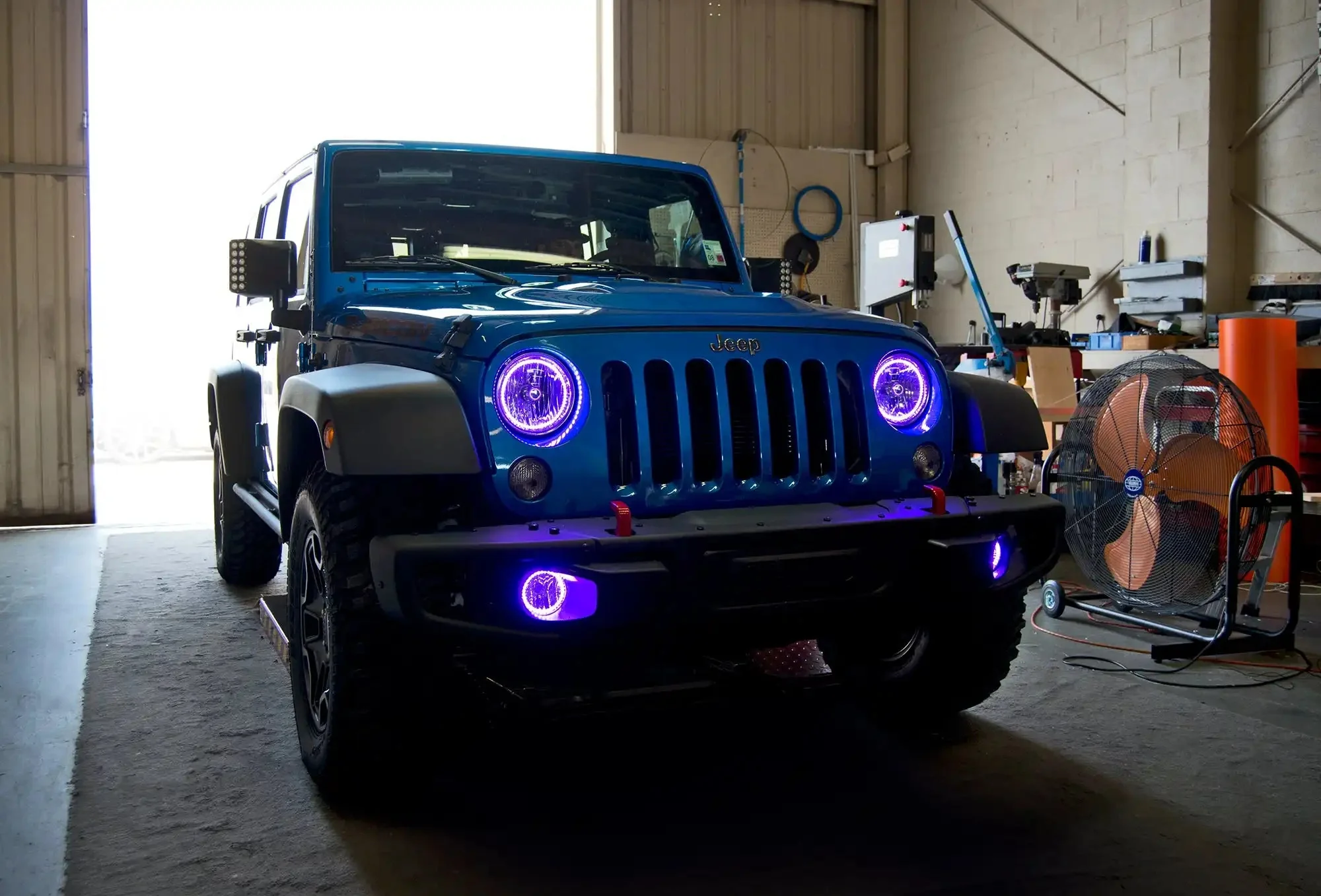 ORACLE Lighting 2007-2017 Jeep Wrangler JK LED Headlight Halo Kit - Image 18