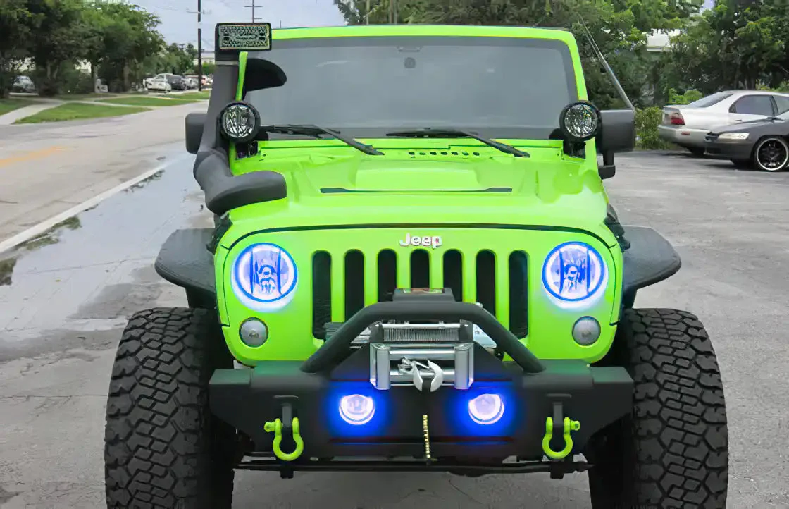 ORACLE Lighting 2007-2017 Jeep Wrangler JK LED Headlight Halo Kit - Image 47
