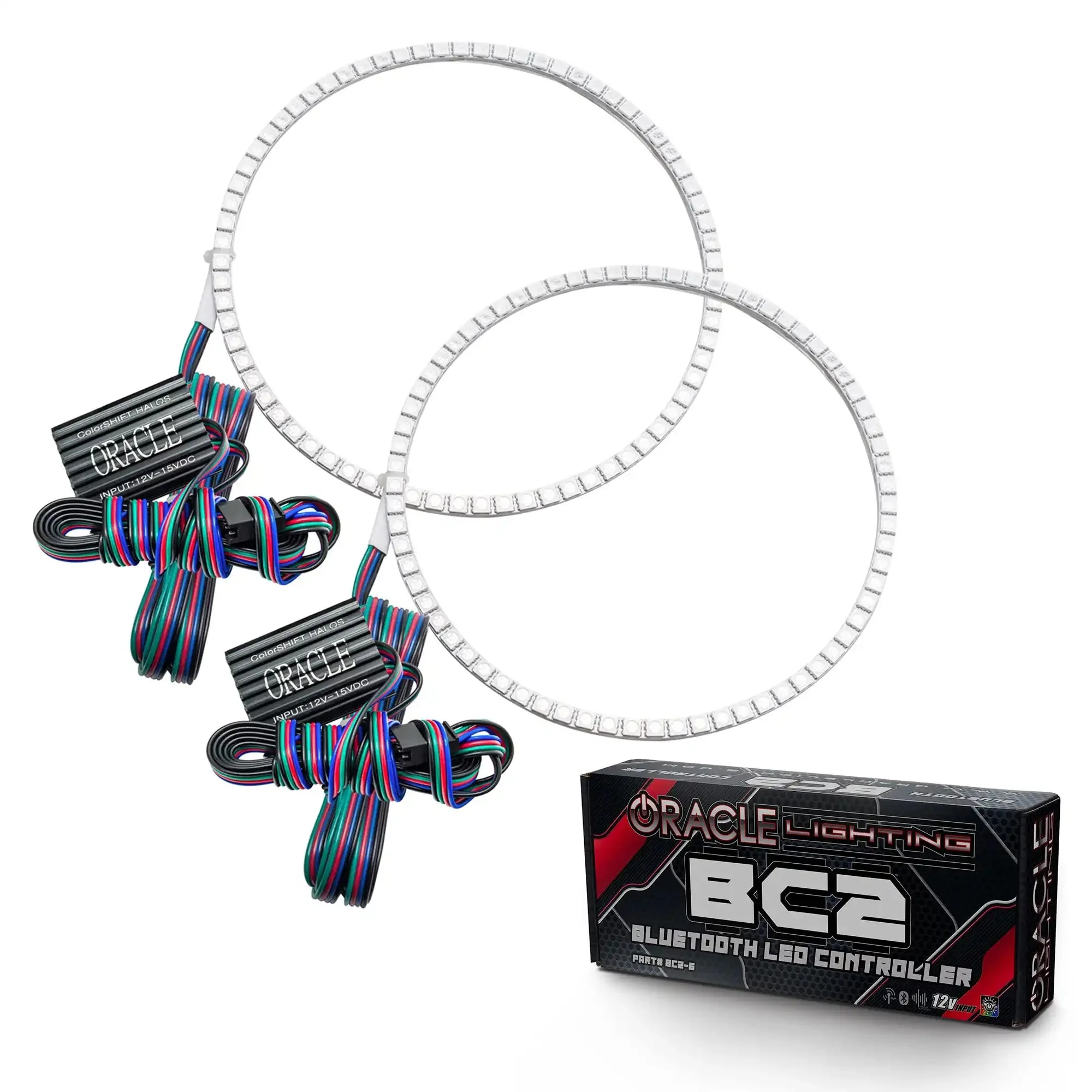 ORACLE Lighting 2007-2017 Jeep Wrangler JK LED Headlight Halo Kit - Image 54
