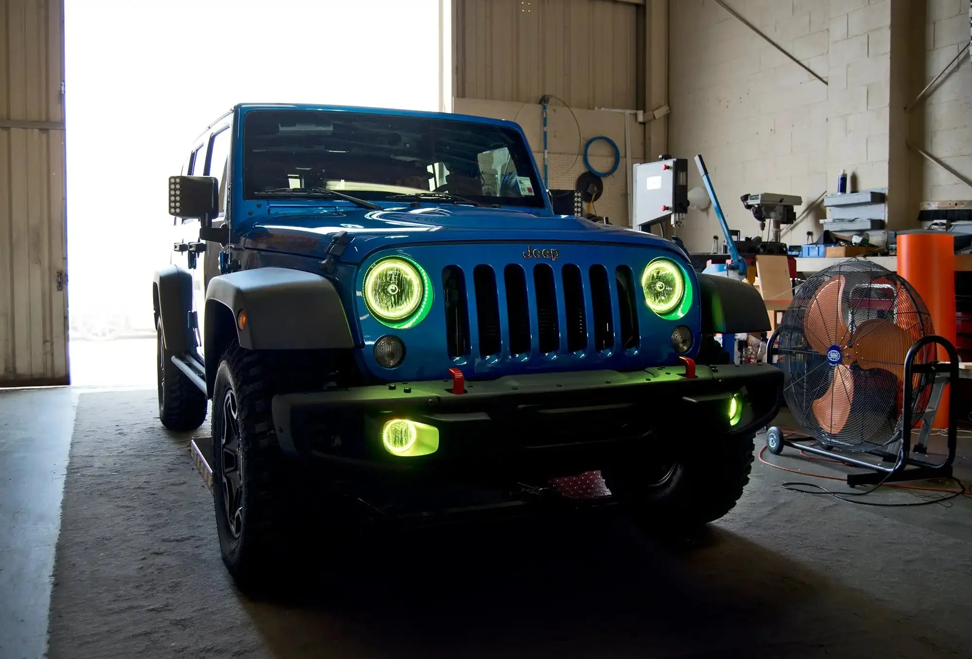 ORACLE Lighting 2007-2017 Jeep Wrangler JK LED Headlight Halo Kit - Image 9