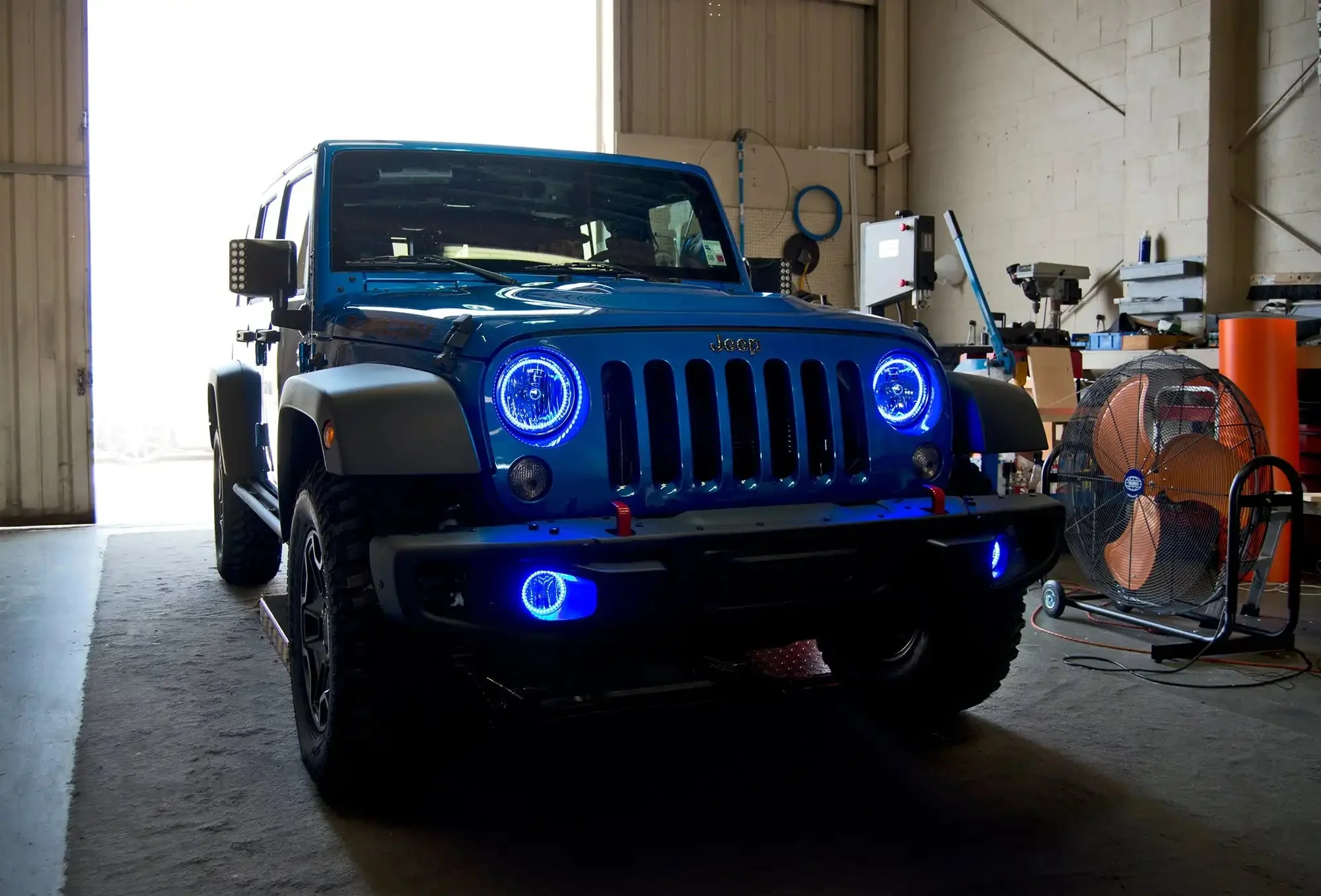 ORACLE Lighting 2007-2018 Jeep Wrangler JK LED Surface Mount Fog Light Halo Kit - Image 10