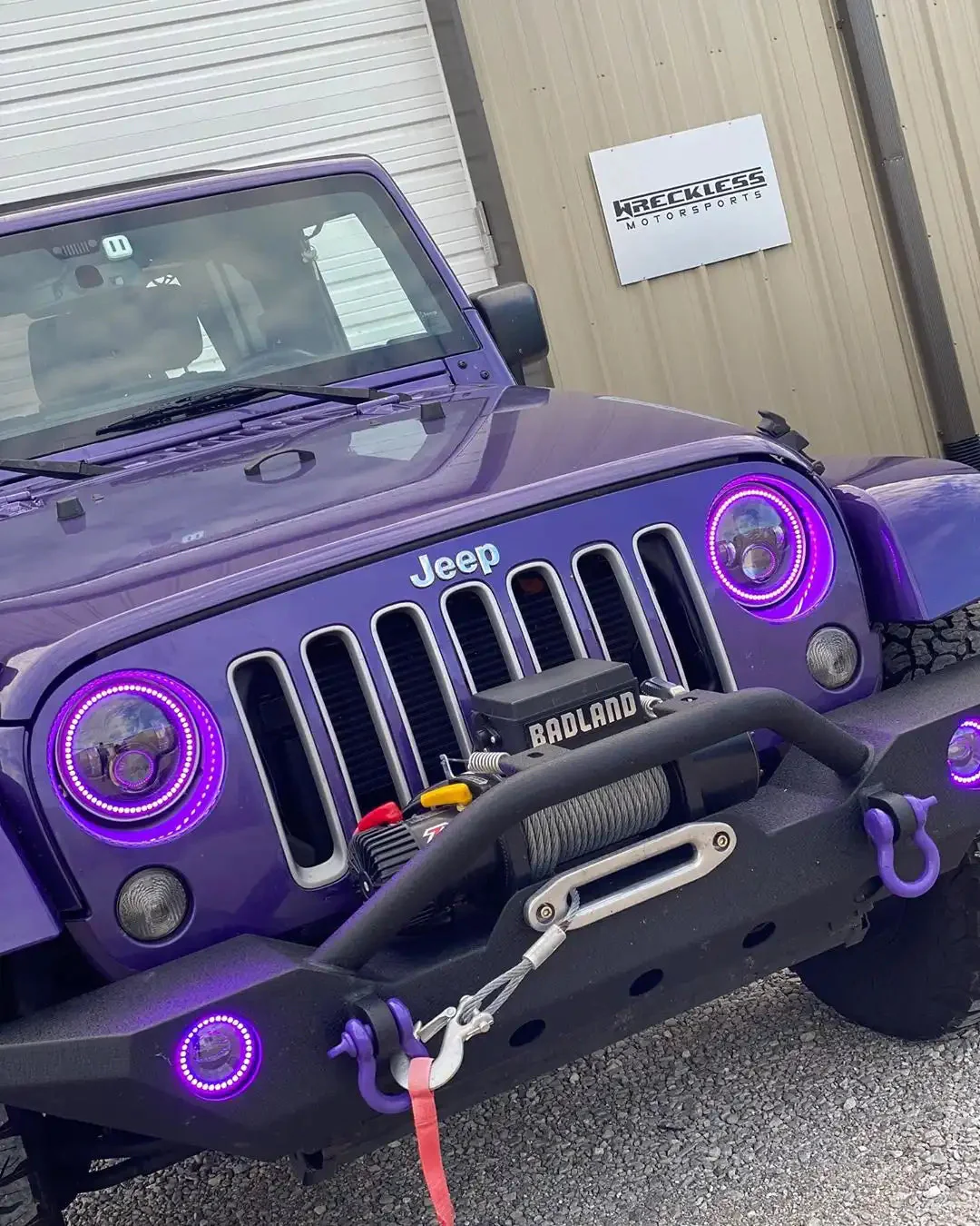 ORACLE Lighting 2007-2018 Jeep Wrangler JK LED Surface Mount Fog Light Halo Kit - Image 29