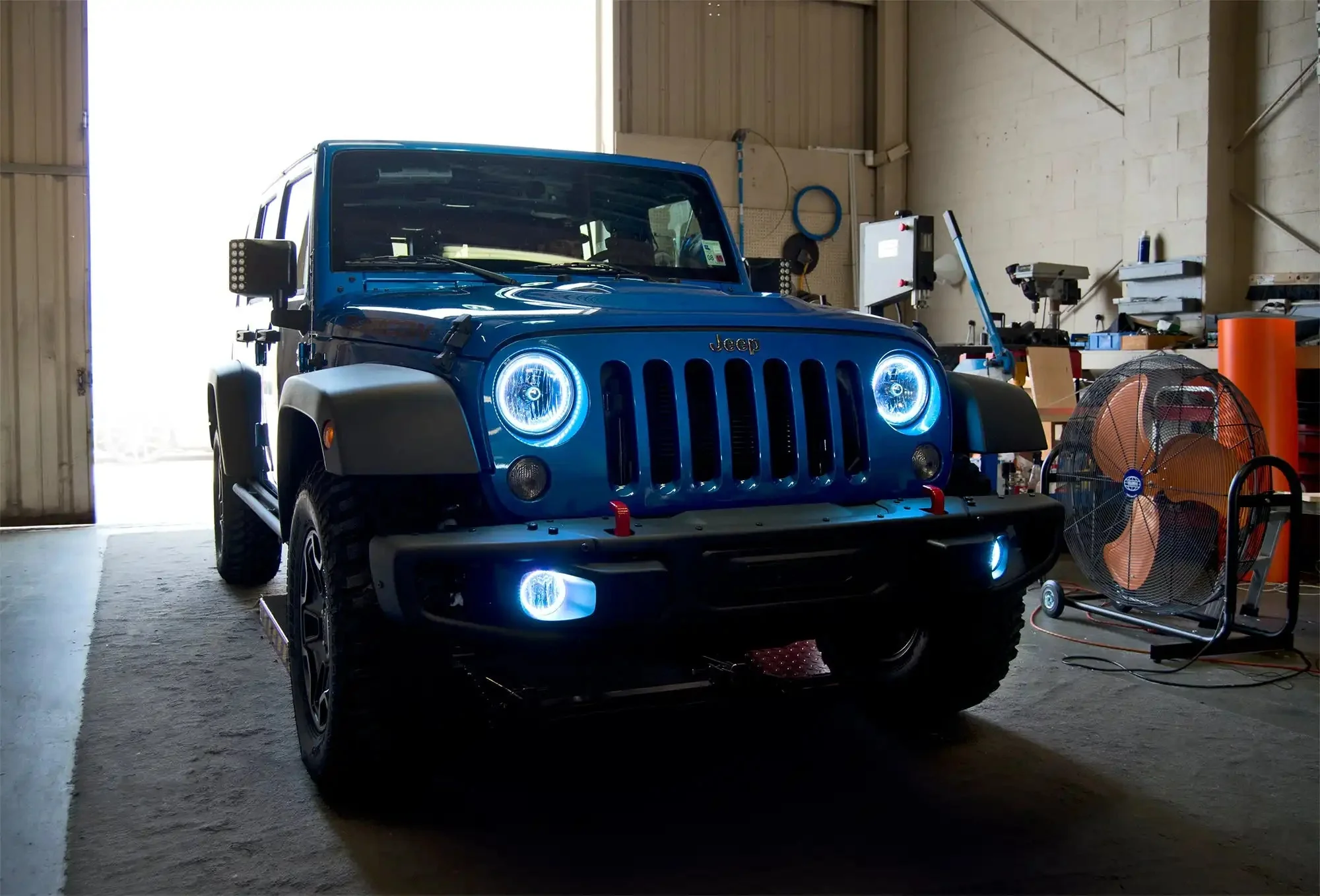 ORACLE Lighting 2007-2018 Jeep Wrangler JK LED Surface Mount Fog Light Halo Kit - Image 7