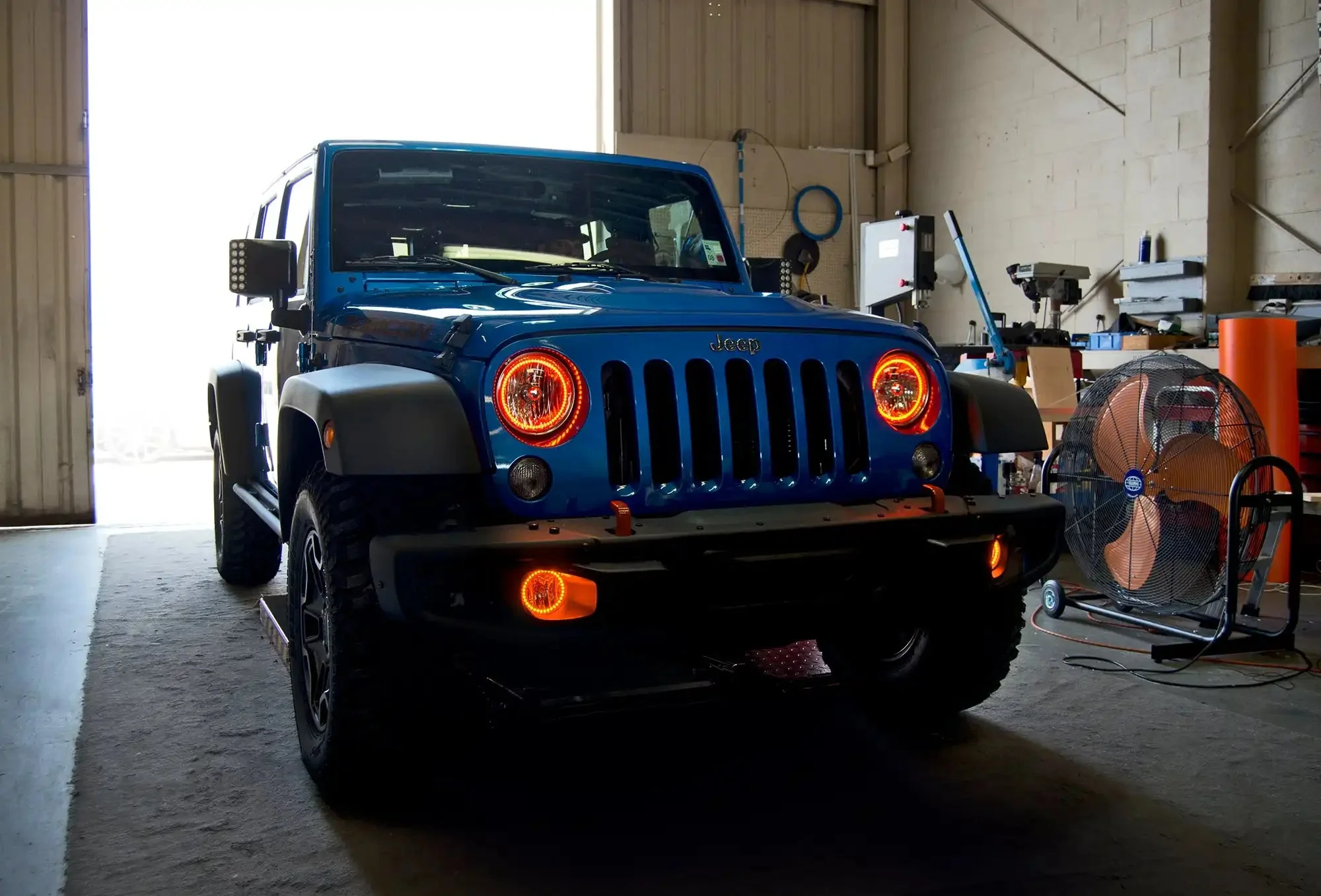 ORACLE Lighting 2007-2017 Jeep Wrangler JK LED Surface Mount Headlight Halo Kit - Image 15