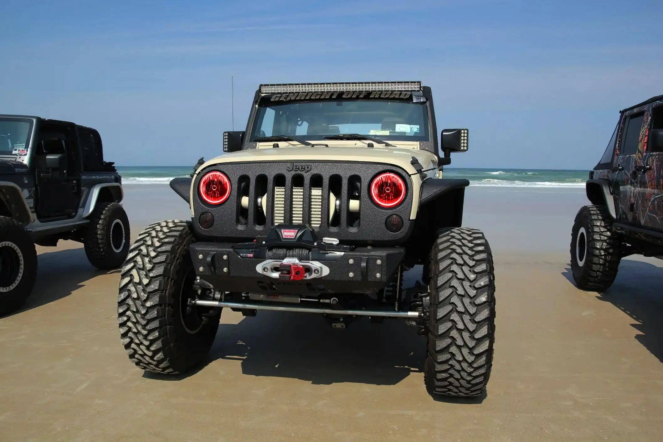 ORACLE Lighting 2007-2017 Jeep Wrangler JK LED Surface Mount Headlight Halo Kit - Image 21