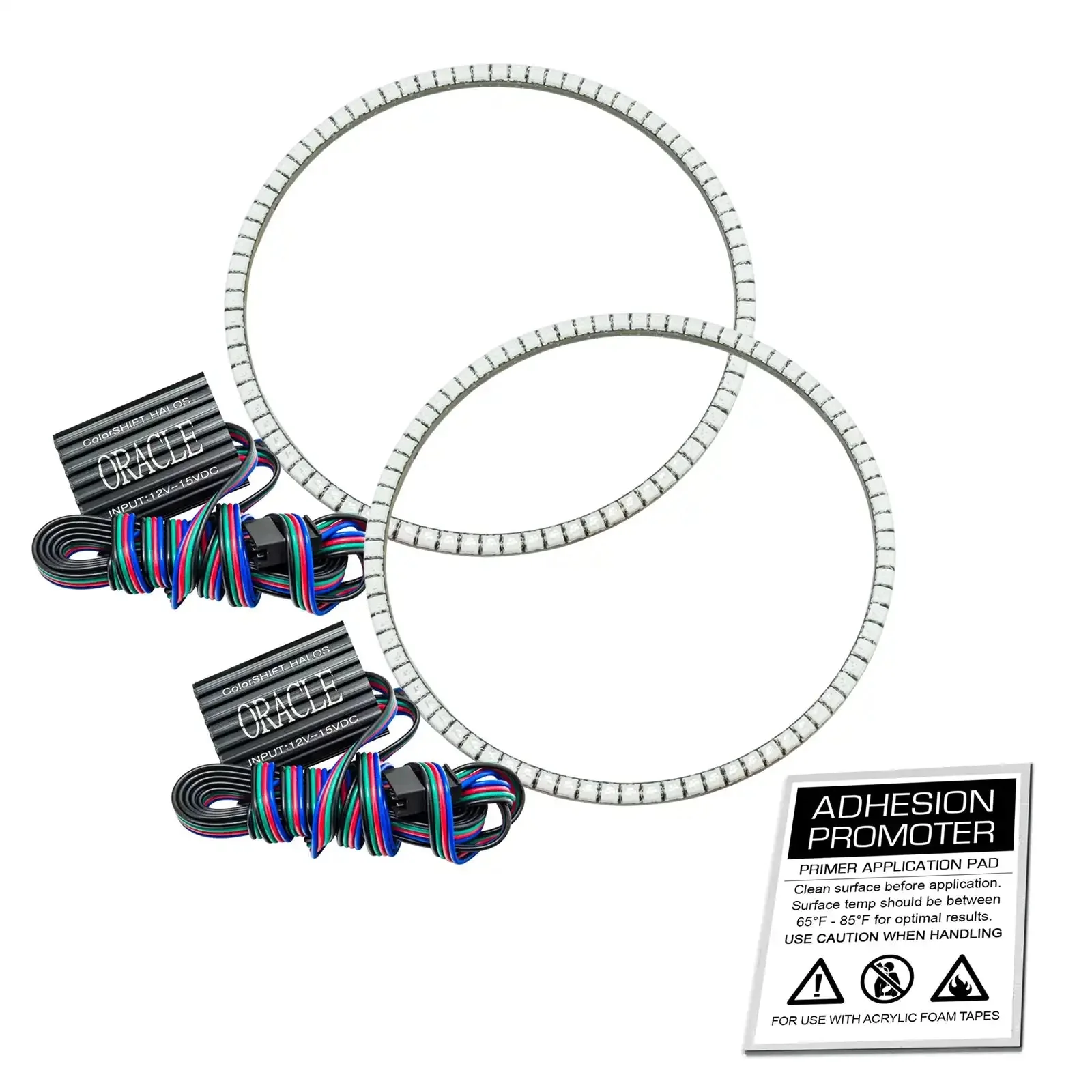 ORACLE Lighting 2007-2017 Jeep Wrangler JK LED Surface Mount Headlight Halo Kit - Image 3
