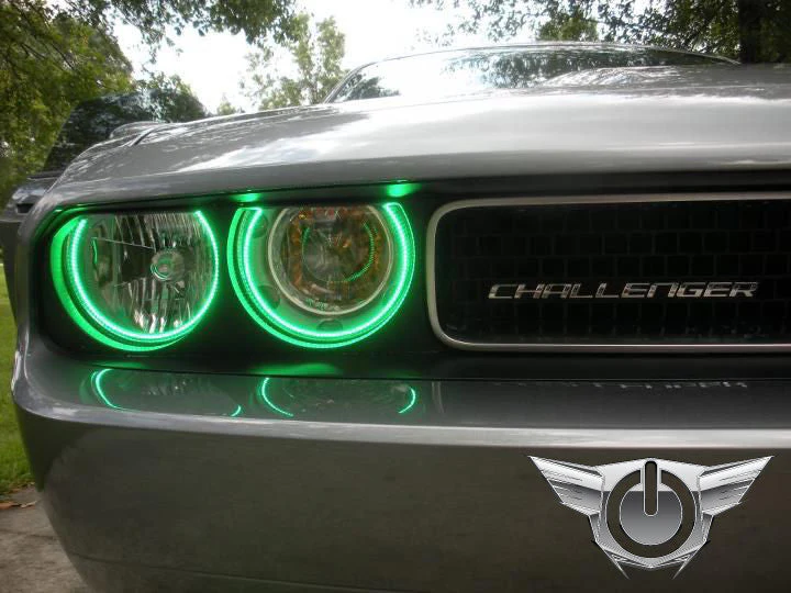 ORACLE Lighting 2008-2014 Dodge Challenger LED Headlight Halo Kit - Standard Mount - Image 8