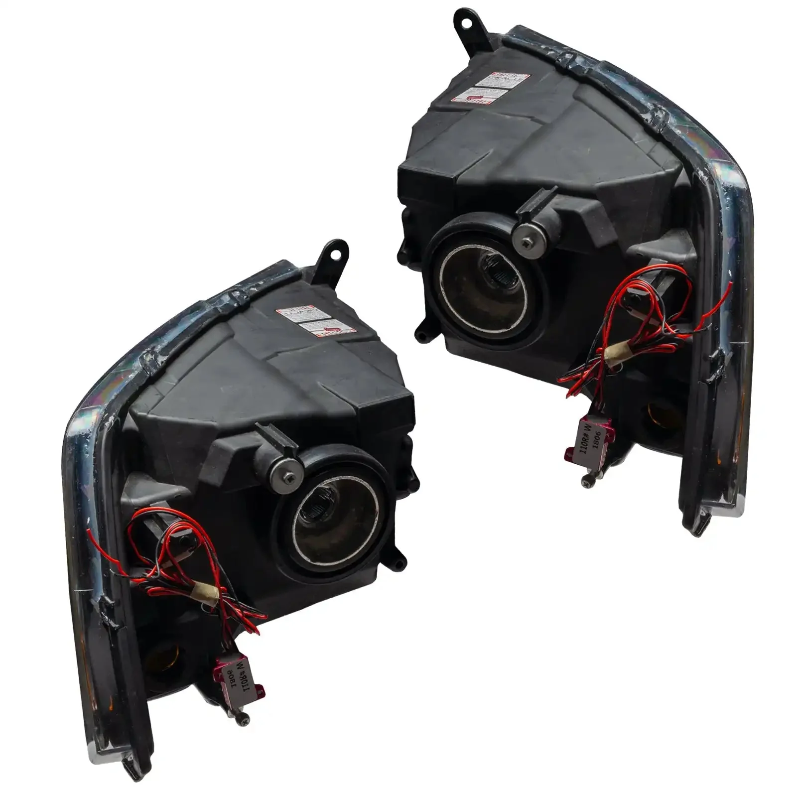 2009-2012 Dodge Ram Non-Sport Pre-Assembled Headlights - Black - Clearance - Image 3