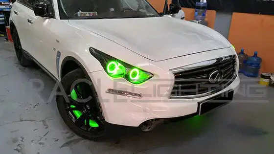 ORACLE Lighting 2009-2015 Infiniti QX70 LED Headlight Halo Kit - Image 2