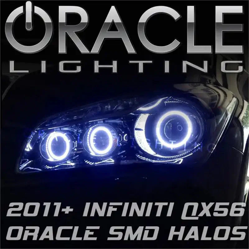 ORACLE Lighting 2011-2013 Infiniti QX56 SMD Headlight Halo Kit - Image 8