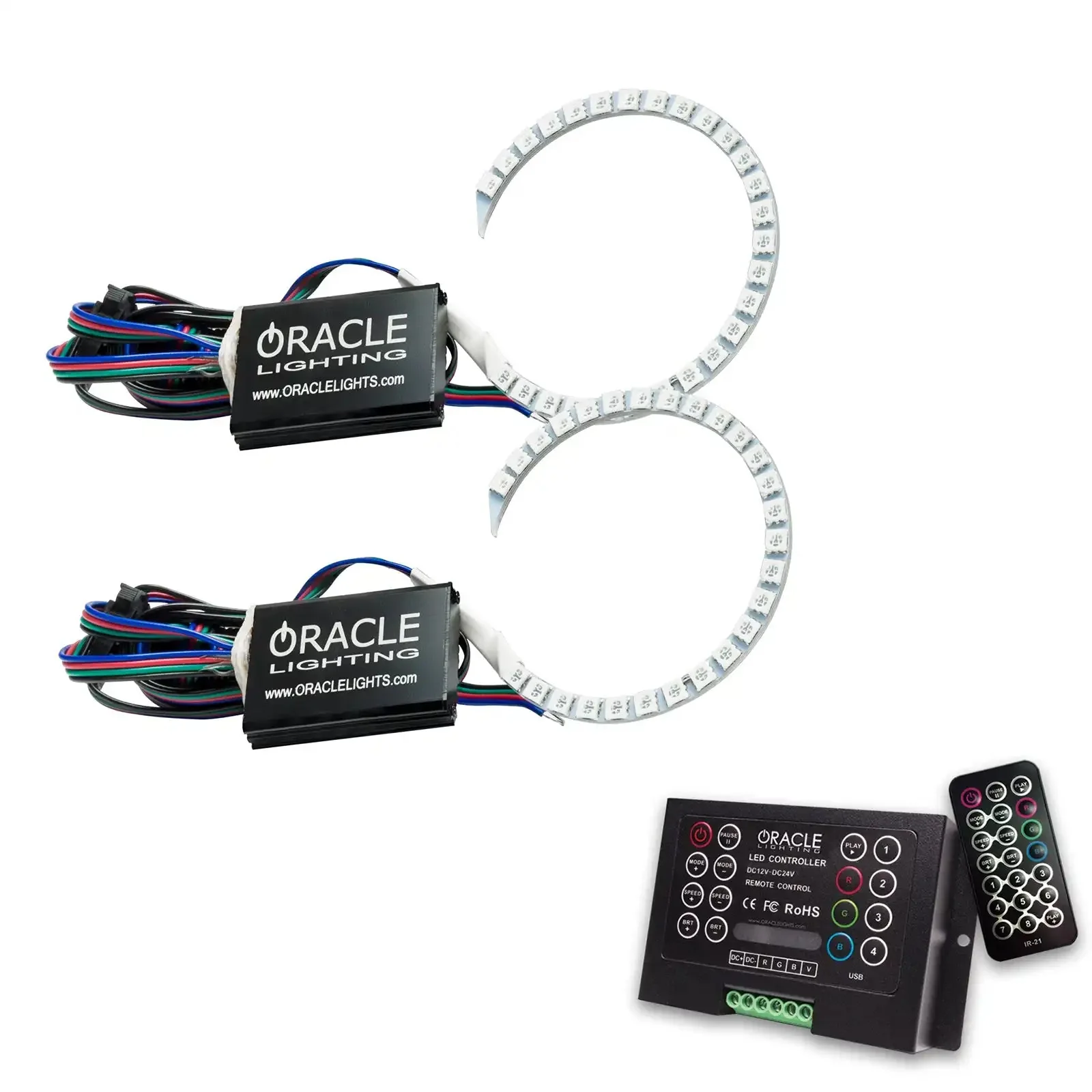 ORACLE Lighting 2013-2016 Dodge Dart Headlight LED Project Halo Kit - Image 6