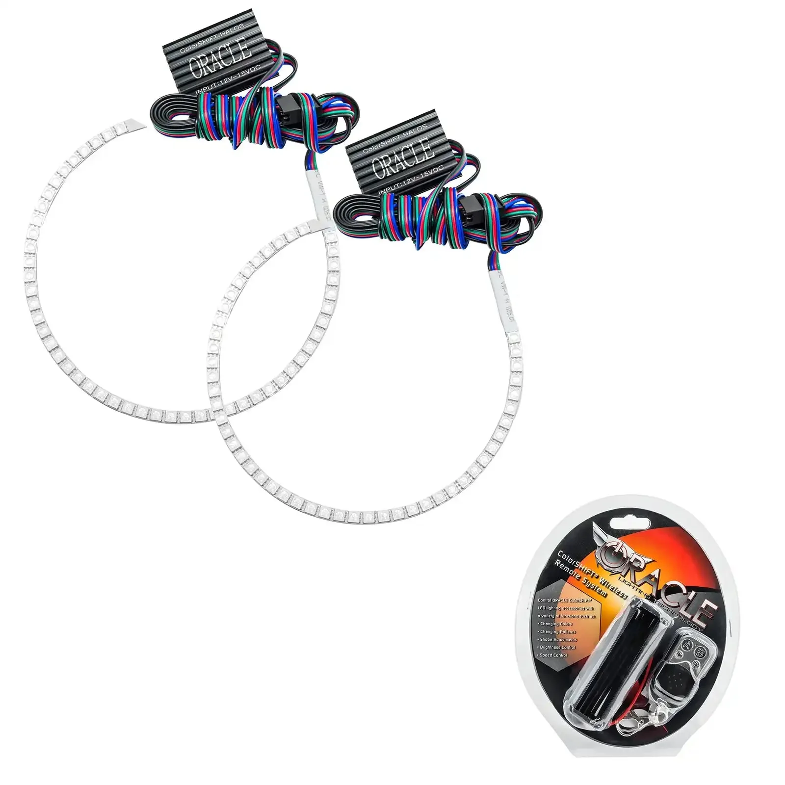 2013-2014 Ford Mustang ORACLE Halo Kit - HID (Projector) Style - Image 8