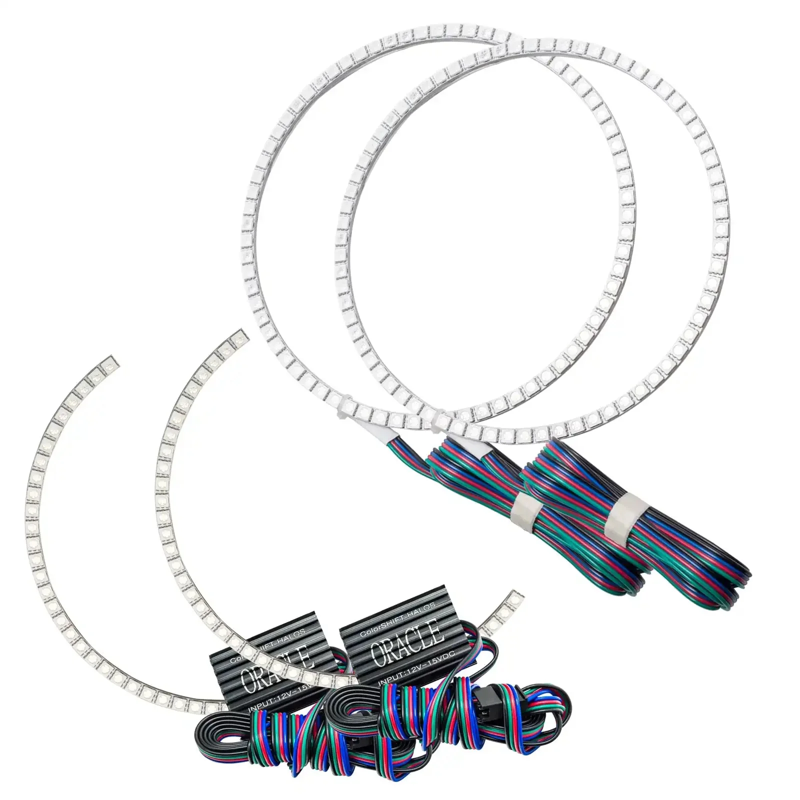 ORACLE Lighting 2014-2017 Toyota Tundra LED Dual Halo Headlight Kit - Image 4