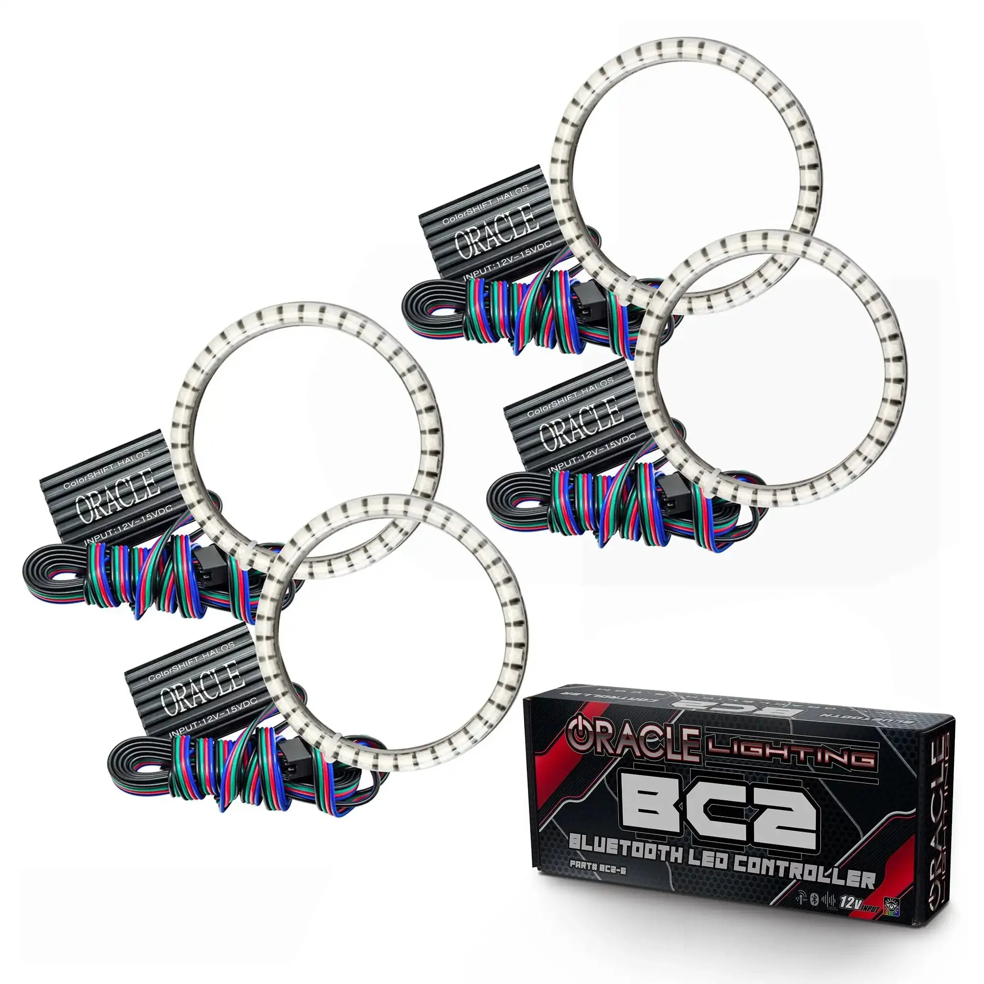 ORACLE Lighting 2015-2019 Polaris Slingshot Surface Mount LED Headlight Halo Kit - Image 9