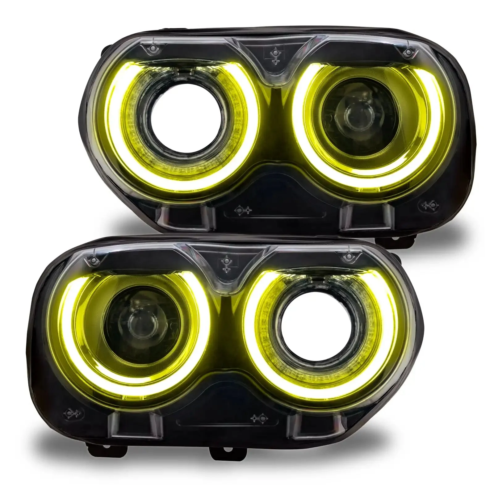 ORACLE Lighting 2015-2023 Dodge Challenger ColorSHIFT RGB+W Headlight DRL Upgrade Kit - Image 11