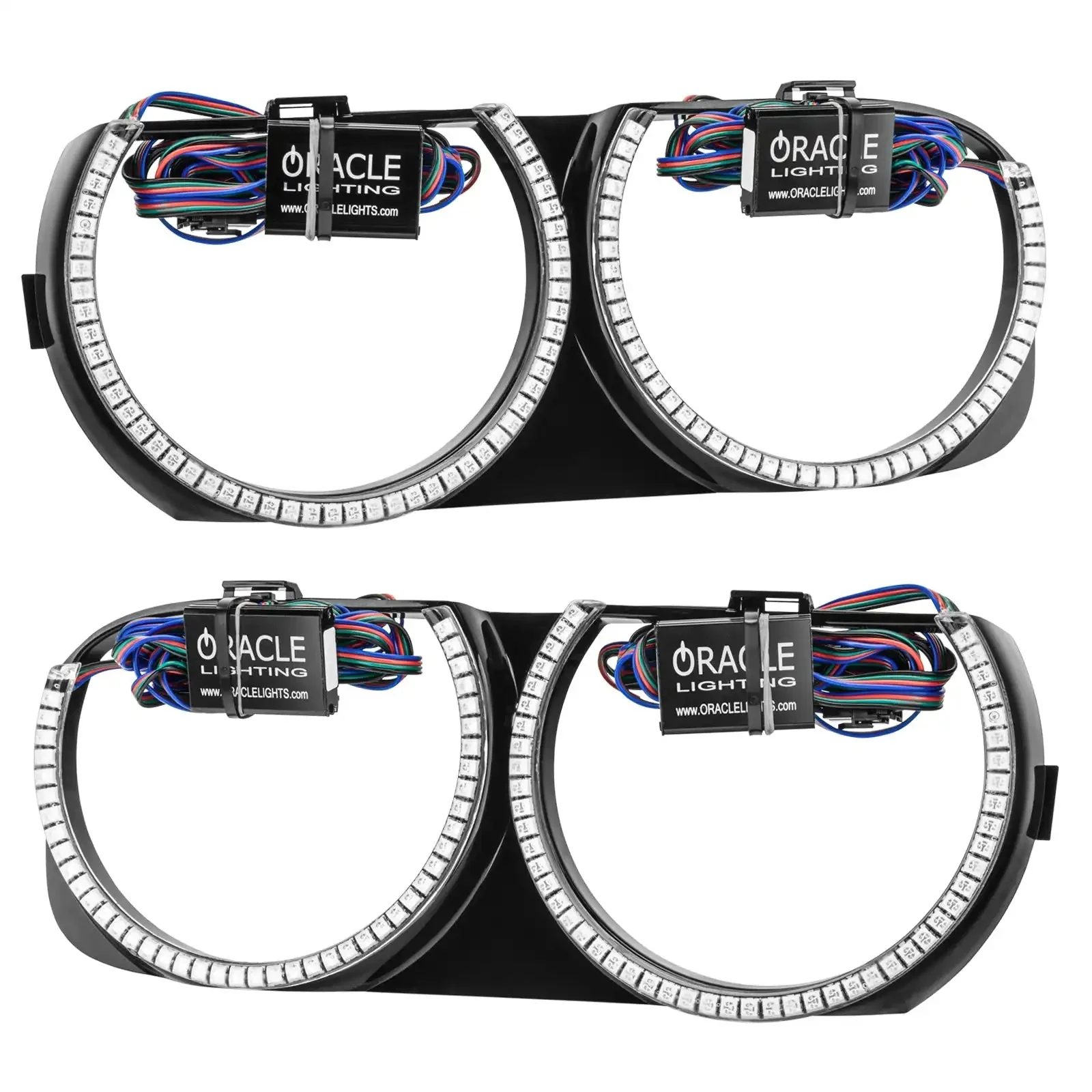 ORACLE Lighting 2015-2023 Dodge Challenger Pre-Installed Halo Headlight Bezels - Image 3