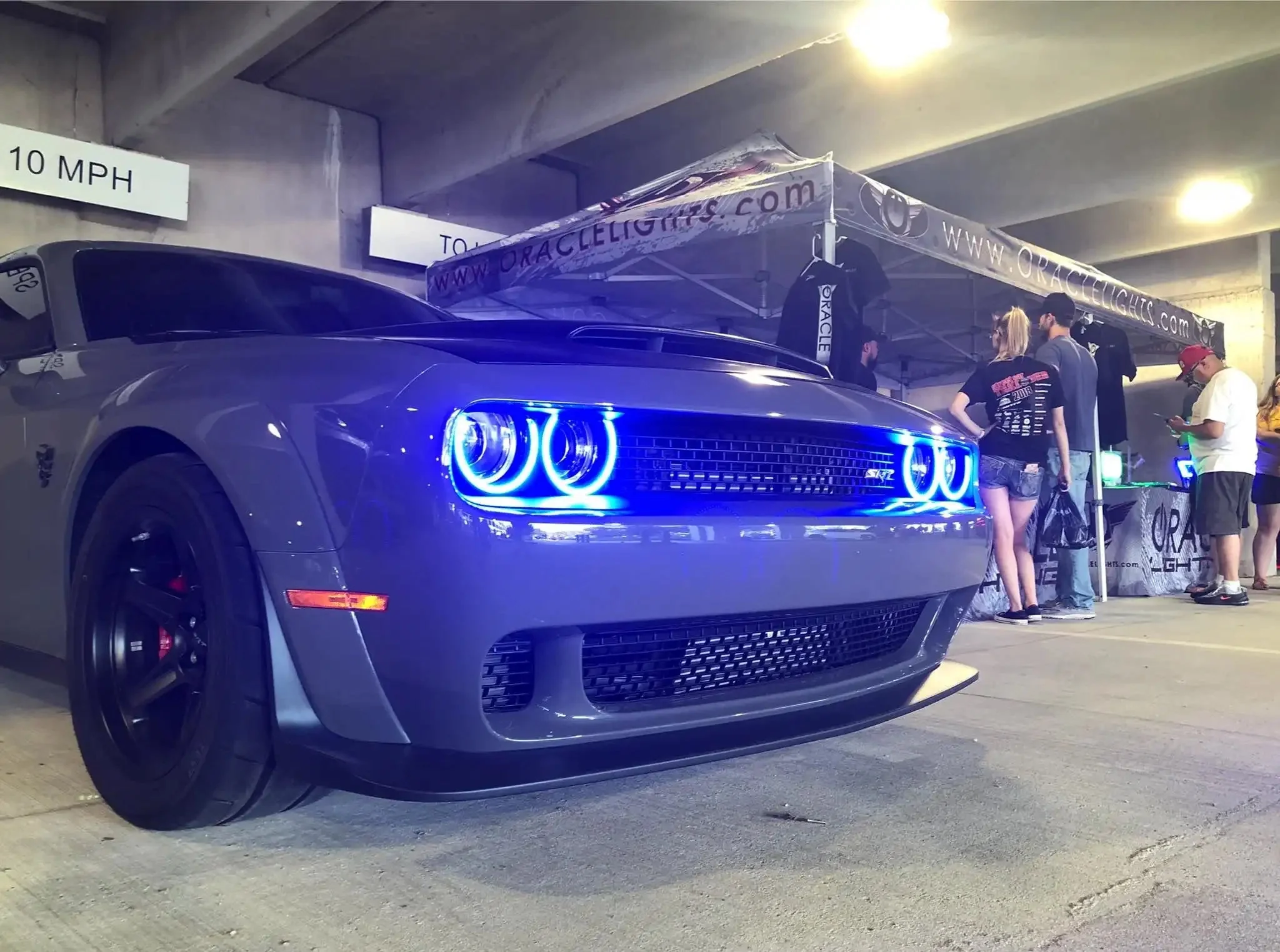 ORACLE Lighting 2015-2023 Dodge Challenger Dynamic ColorSHIFT Headlight Halo Kit - Surface Mount - Image 10