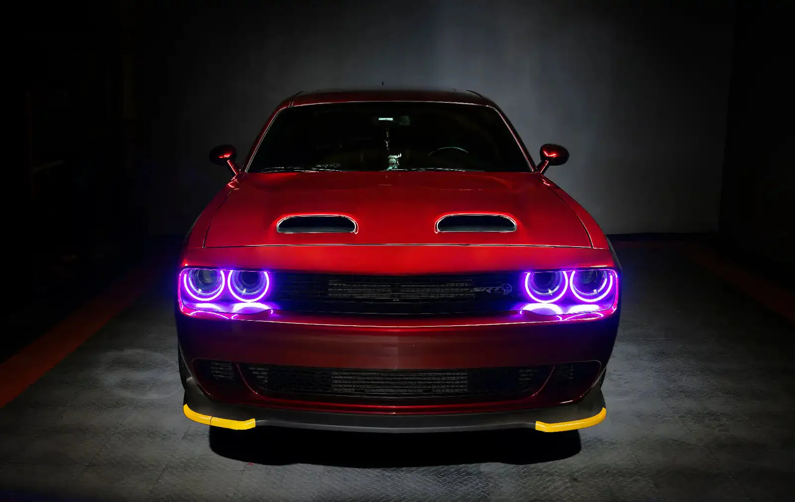 ORACLE Lighting 2015-2023 Dodge Challenger Dynamic ColorSHIFT Headlight Halo Kit - Surface Mount - Image 23