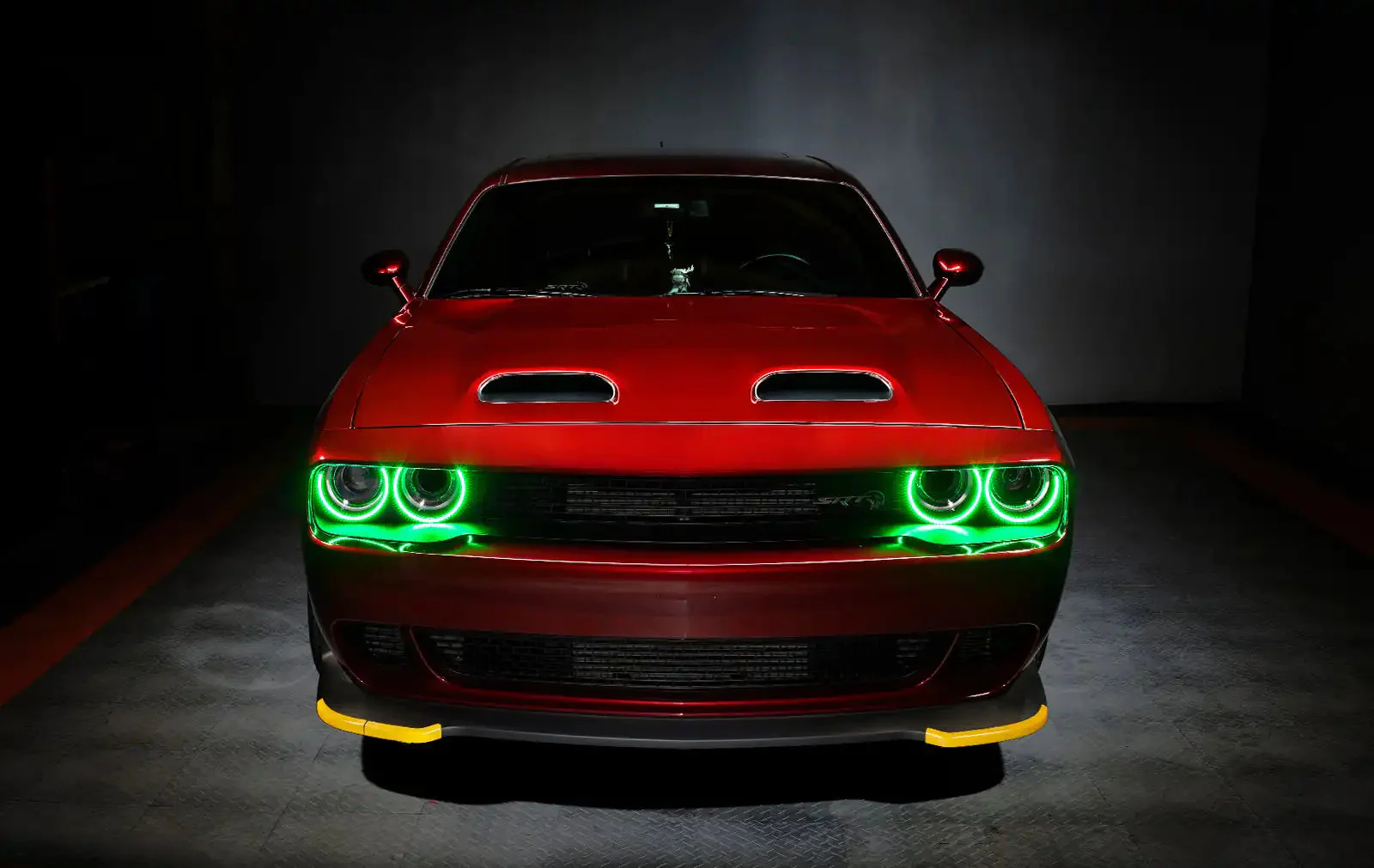 ORACLE Lighting 2015-2023 Dodge Challenger Dynamic ColorSHIFT Headlight Halo Kit - Surface Mount - Image 26