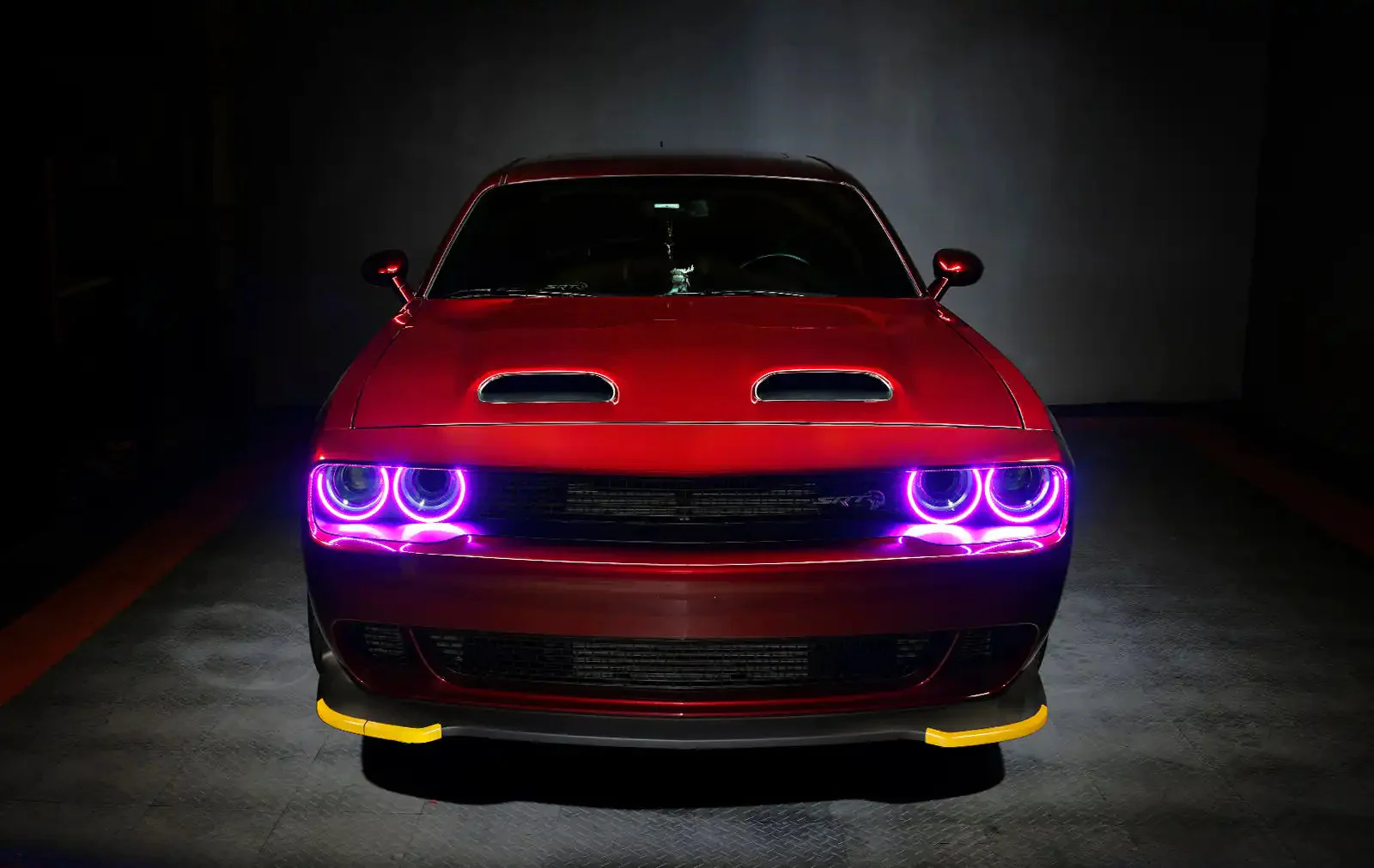 ORACLE Lighting 2015-2023 Dodge Challenger Dynamic ColorSHIFT Headlight Halo Kit - Surface Mount - Image 31