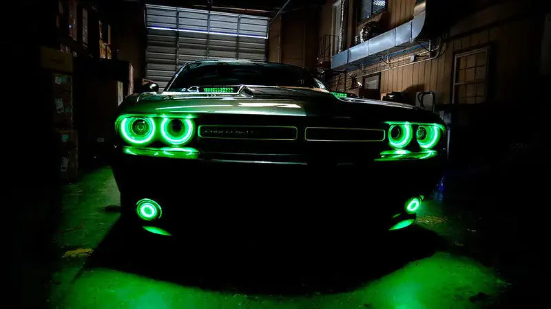 2015–23 Dodge Challenger Halo Lights — Standard Mount - Image 24
