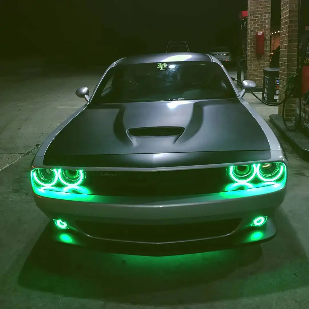 2015–23 Dodge Challenger Halo Lights — Standard Mount - Image 30