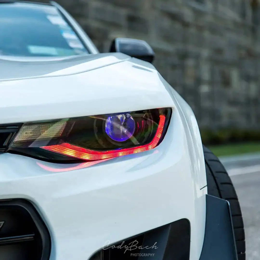 ORACLE Lighting 2016-2018 Chevrolet Camaro ColorSHIFT RGB+W Headlight DRL Upgrade Kit - Image 40
