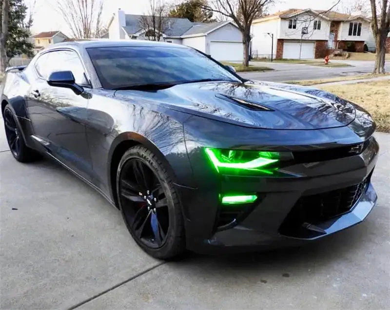 ORACLE Lighting 2016-2018 Chevrolet Camaro Dynamic ColorSHIFT Headlight DRL Upgrade Kit - Image 9