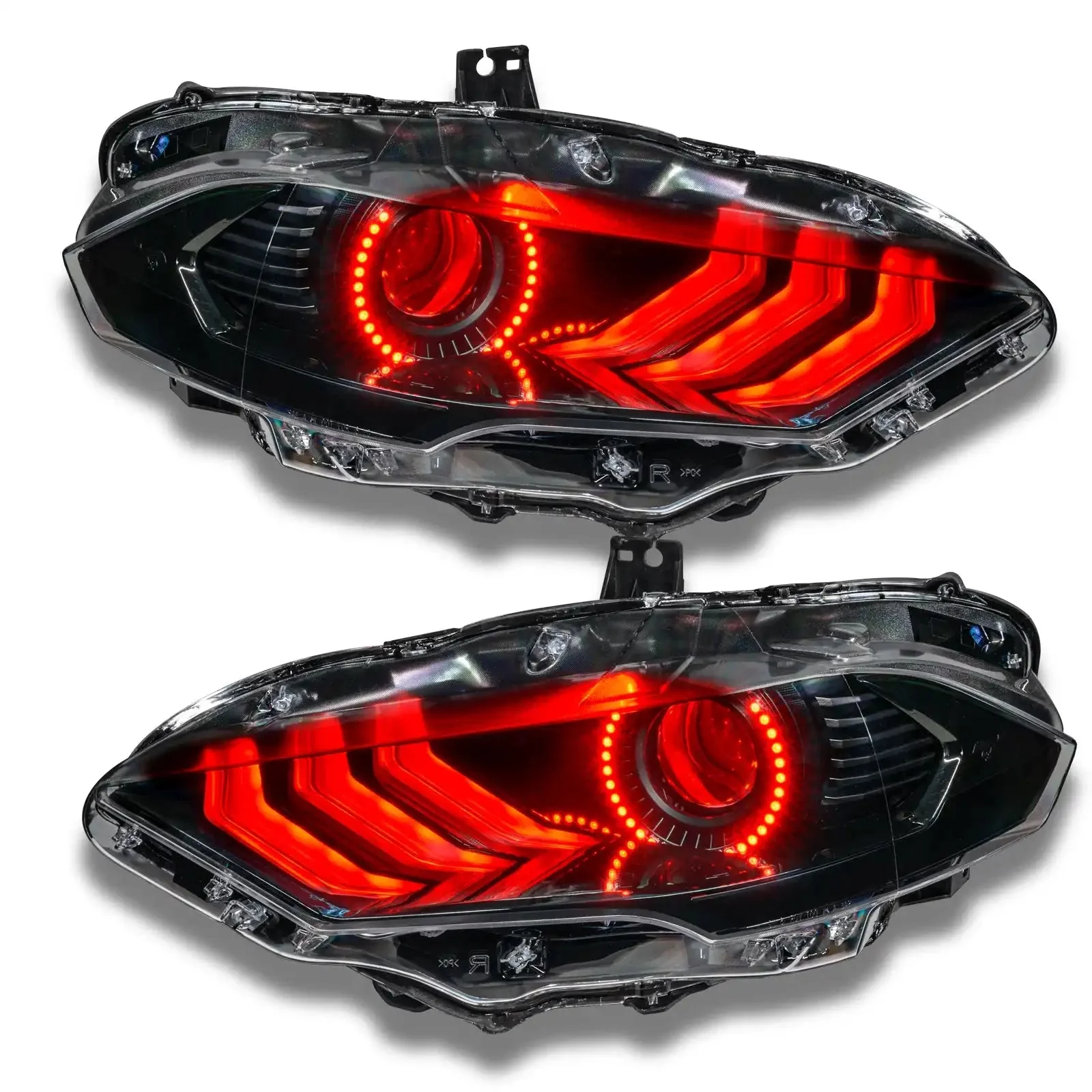 ORACLE Lighting 2018-2023 Ford Mustang Dynamic ColorSHIFT DRL Upgrade w/Halo Kit & Sequential Turn Signal - Image 7
