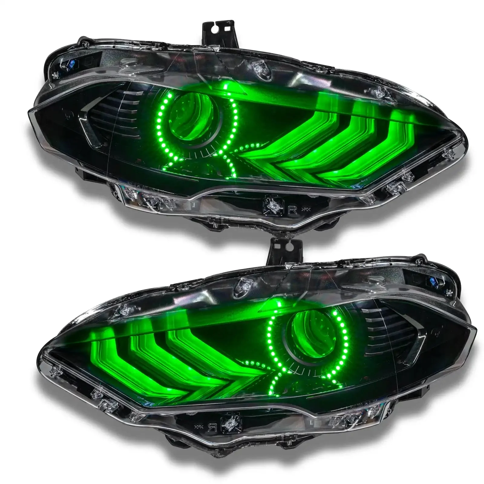 ORACLE Lighting 2018-2023 Ford Mustang Dynamic ColorSHIFT DRL Upgrade w/Halo Kit & Sequential Turn Signal - Image 8
