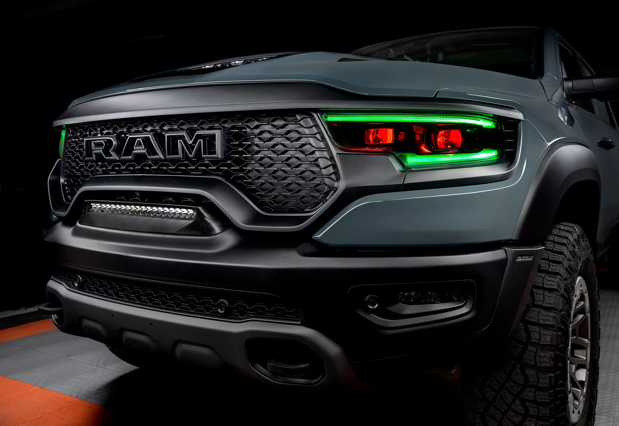 ORACLE Lighting 2019-2024 Ram 1500 RGBW+A Headlight DRL Upgrade Kit - LED Projector Headlights - Image 23