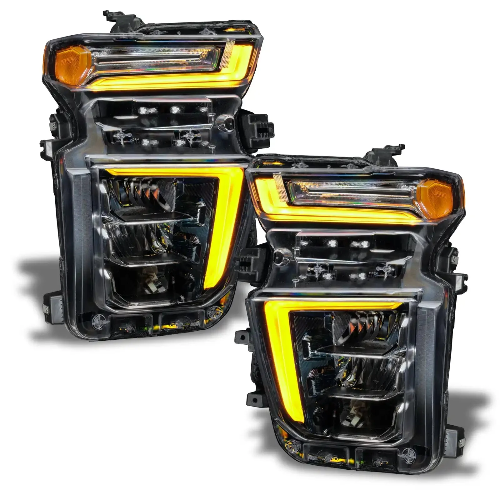 ORACLE Lighting 2020-2023 Chevrolet Silverado HD 2500/3500 ColorSHIFT RGB+W Headlight DRL Upgrade Kit - Image 12