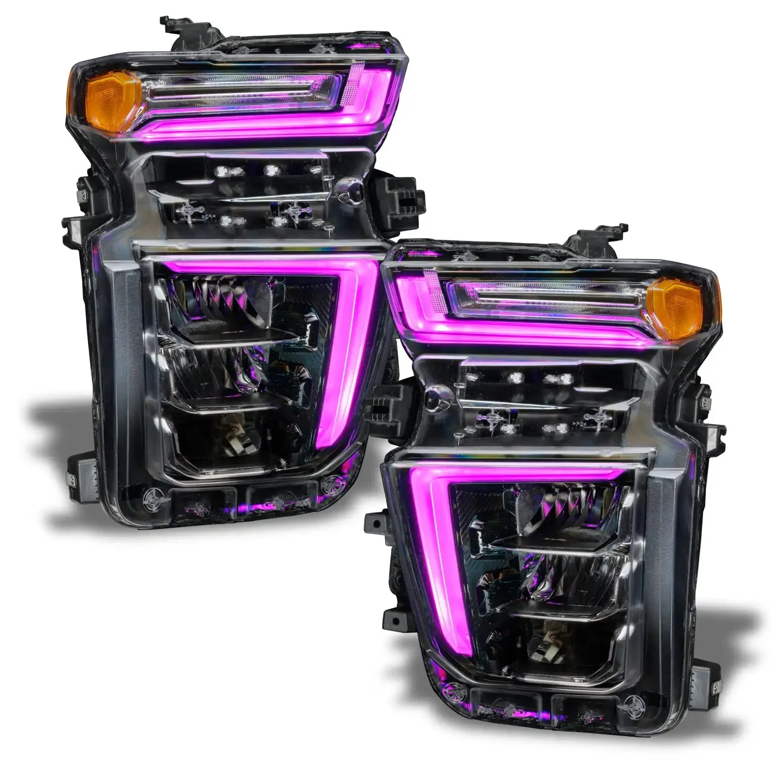 ORACLE Lighting 2020-2023 Chevrolet Silverado HD 2500/3500 ColorSHIFT RGB+W Headlight DRL Upgrade Kit - Image 14