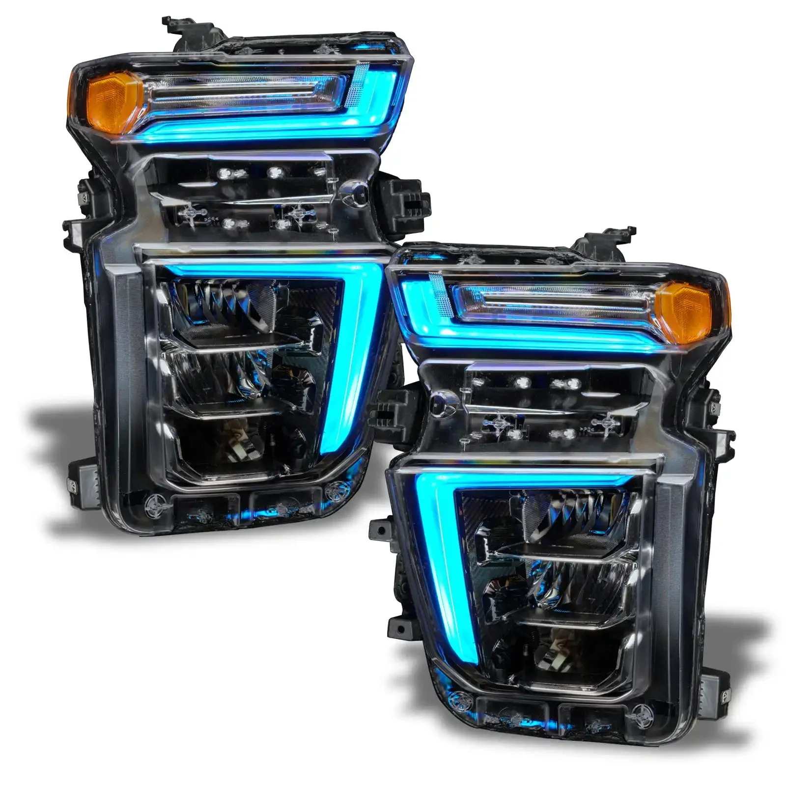 ORACLE Lighting 2020-2023 Chevrolet Silverado HD 2500/3500 ColorSHIFT RGB+W Headlight DRL Upgrade Kit - Image 15