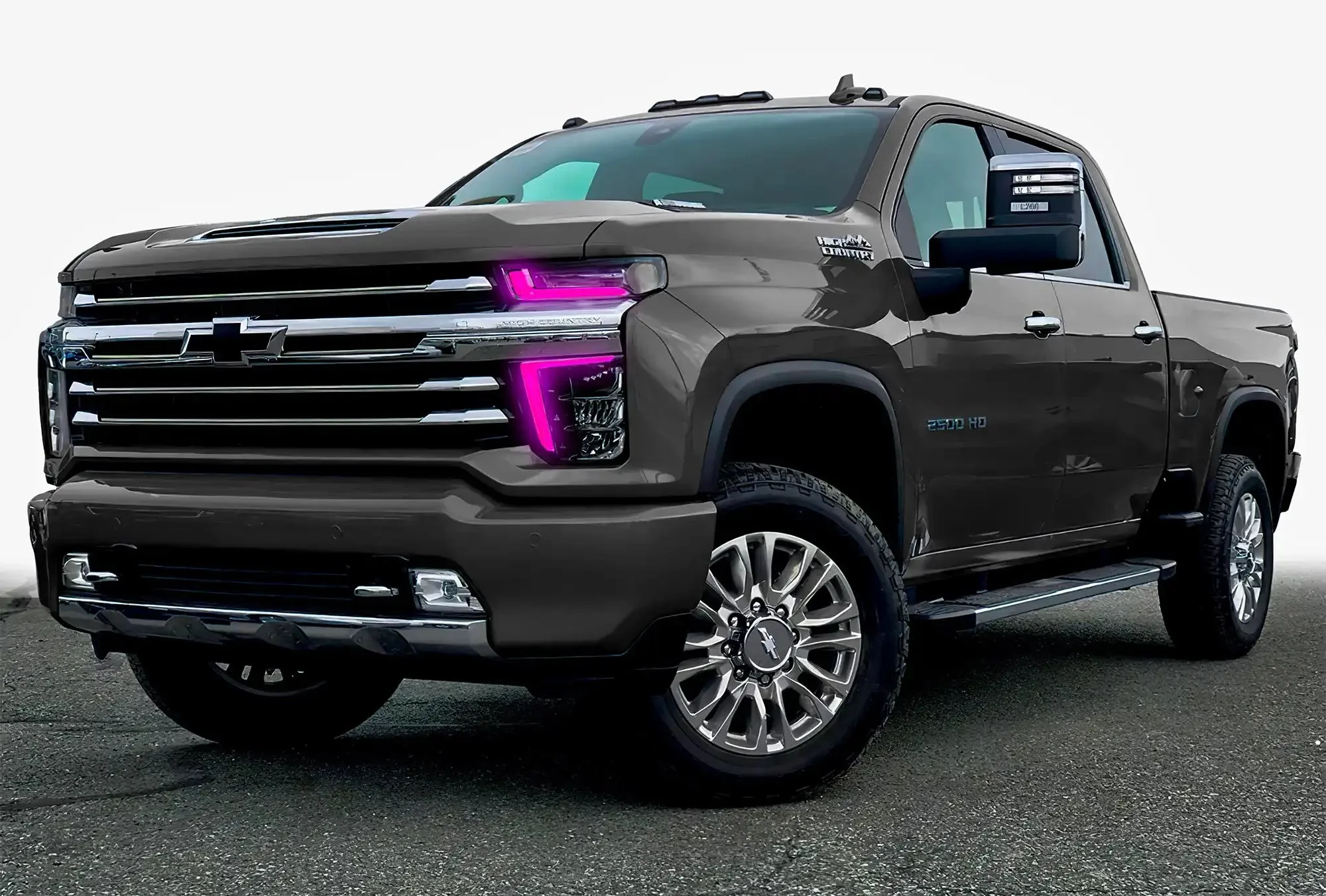 ORACLE Lighting 2020-2023 Chevrolet Silverado HD 2500/3500 ColorSHIFT RGB+W Headlight DRL Upgrade Kit - Image 28