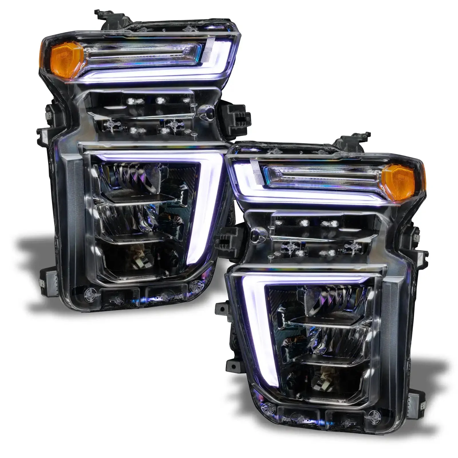 ORACLE Lighting 2020-2023 Chevrolet Silverado HD 2500/3500 ColorSHIFT RGB+W Headlight DRL Upgrade Kit - Image 31