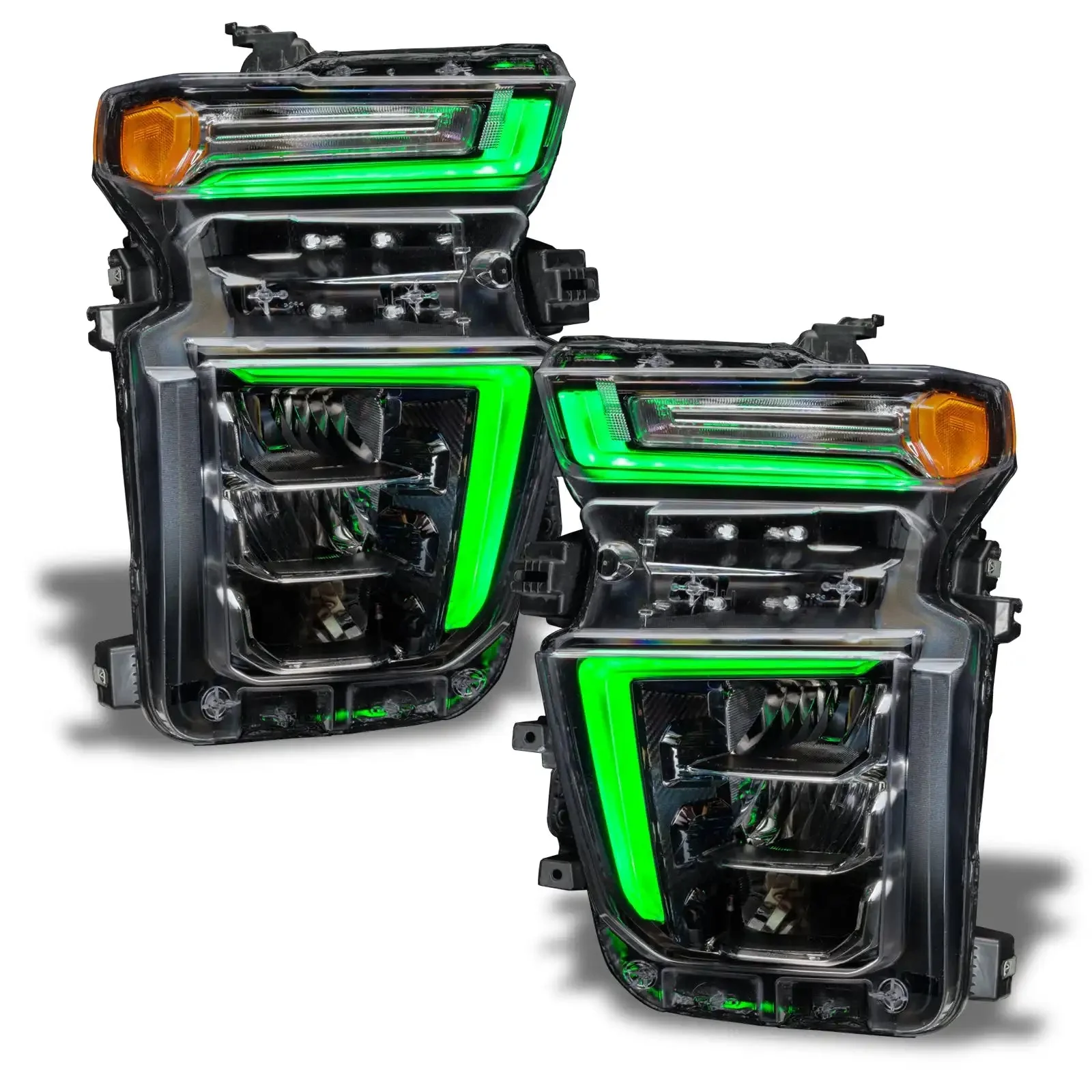 ORACLE Lighting 2020-2023 Chevrolet Silverado HD 2500/3500 ColorSHIFT RGB+W Headlight DRL Upgrade Kit - Image 32